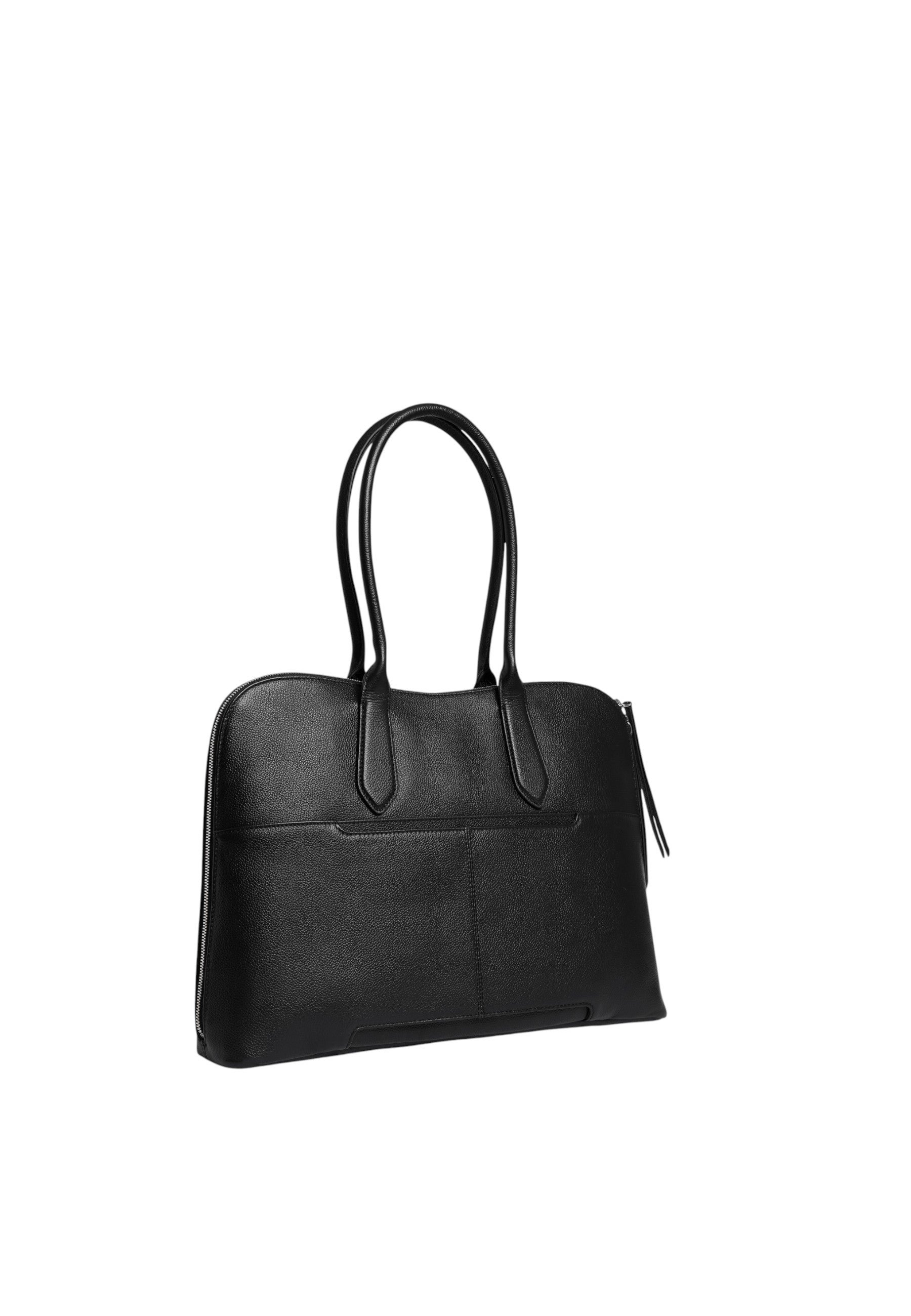 Porte documents 14" apolline en cuir grainé LE TANNEUR Noir