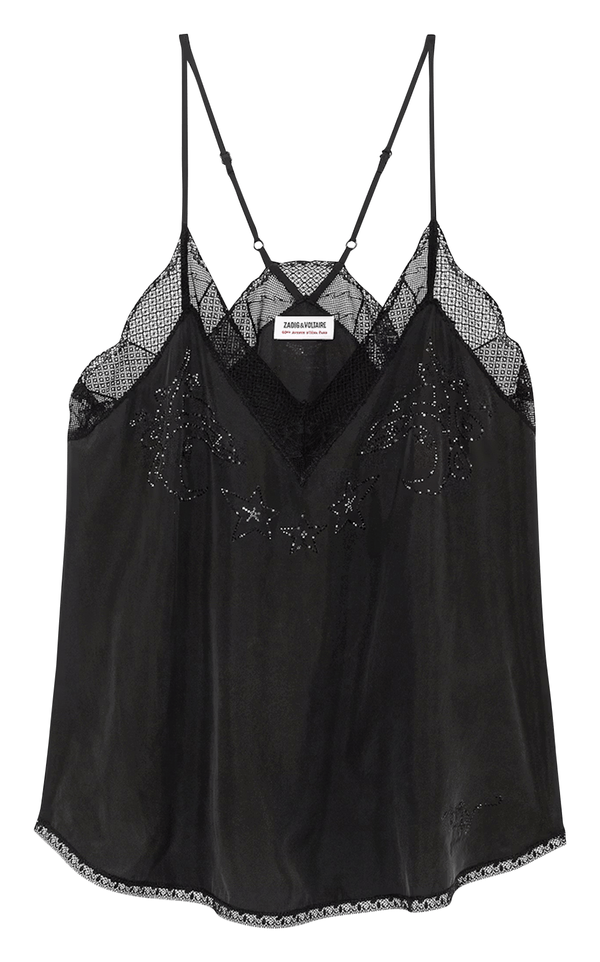 Zijden camisole Christy ZADIG&VOLTAIRE Zwart