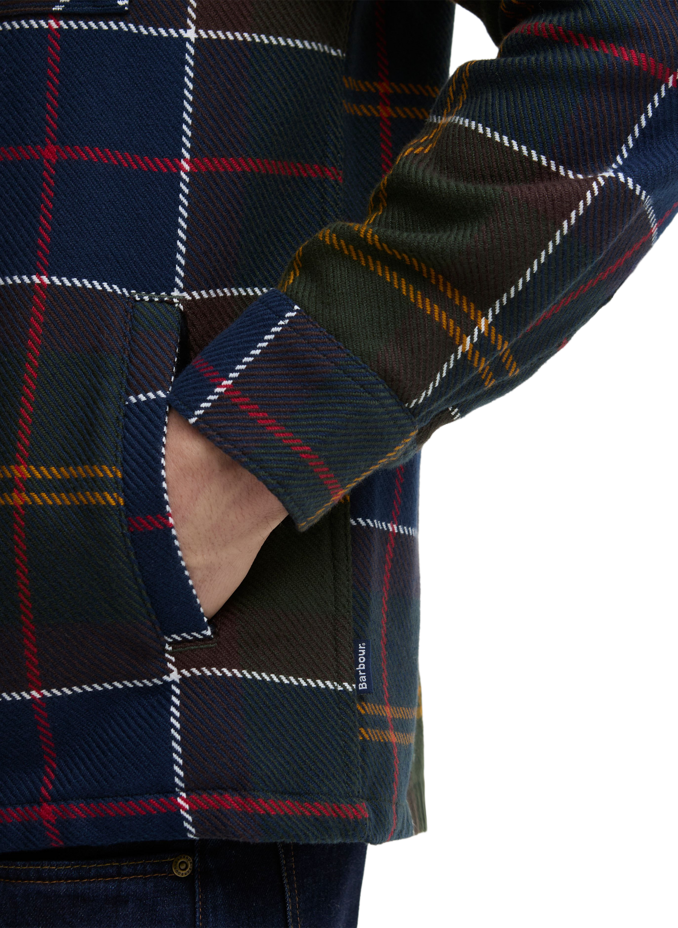 Straight cotton check shirt BARBOUR Multicolour