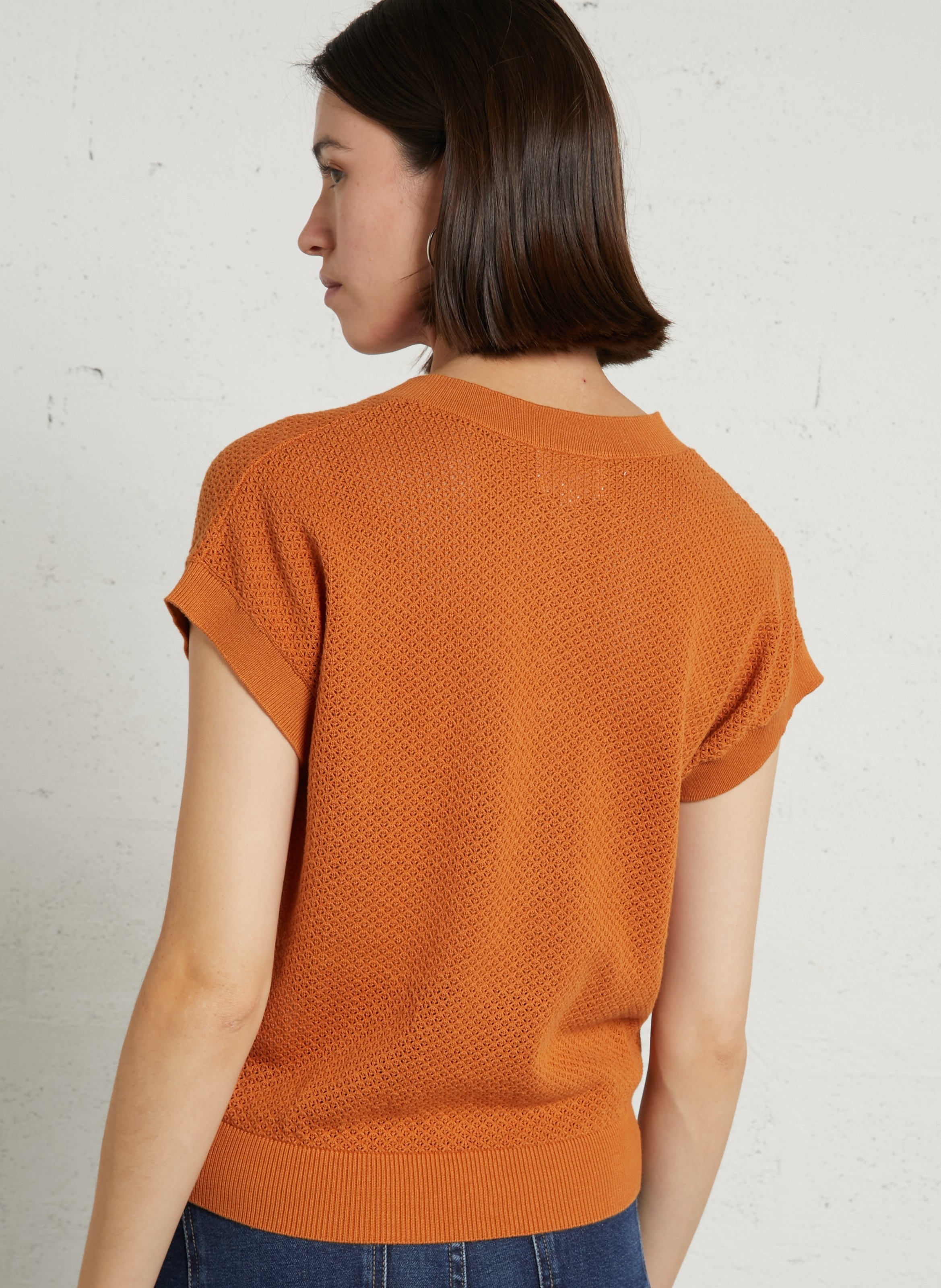 Gilet oversize en coton alma MAISON 123 Doré