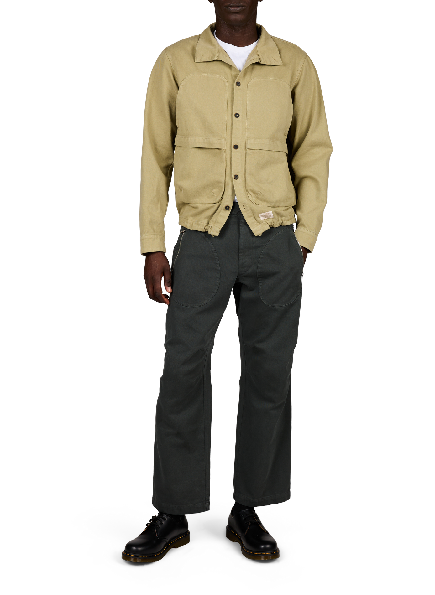 Cotton denim jacket RANRA Khaki