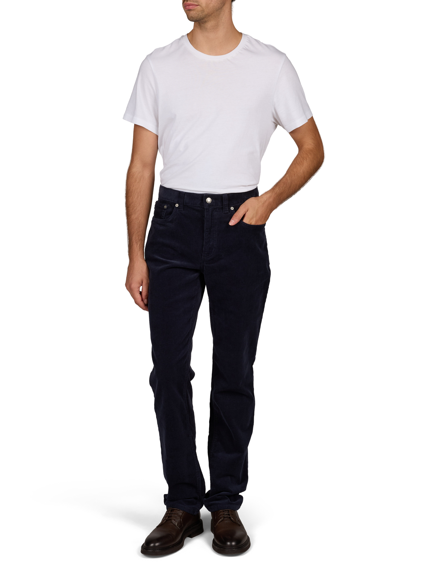 Cotton-blend corduroy jeans GANT Blue