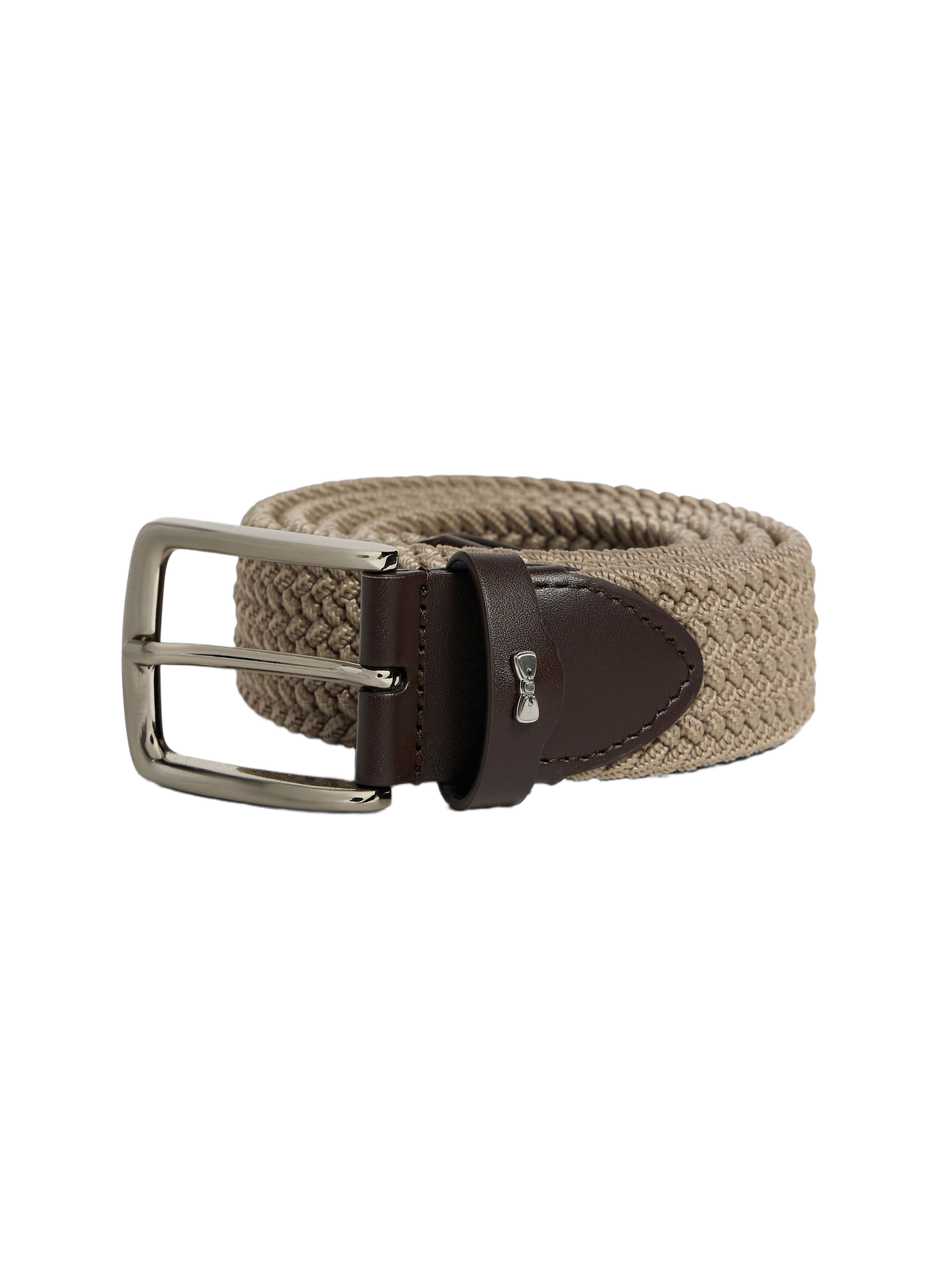 Ceinture tressée élastique EDEN PARK Beige