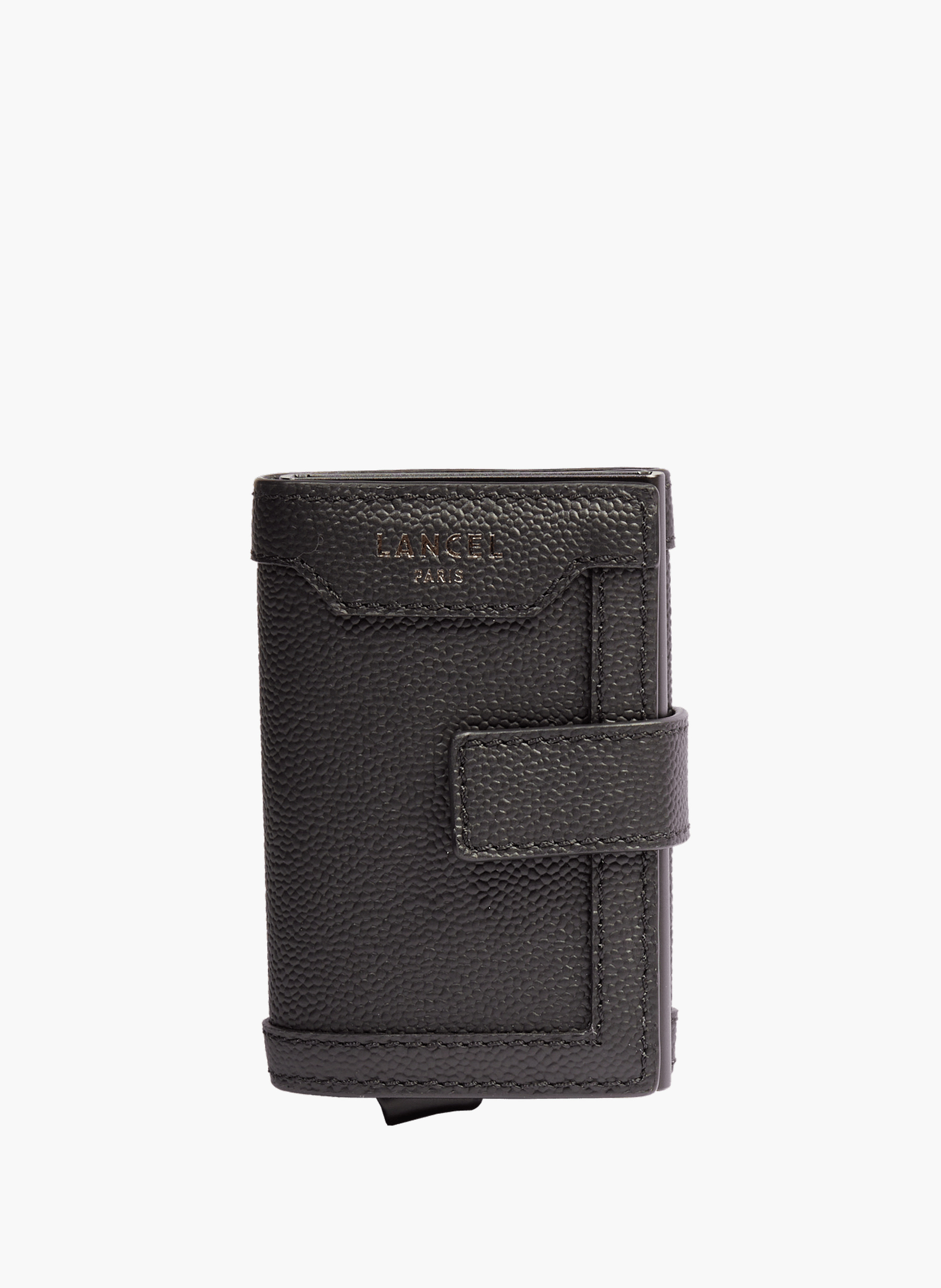 Porte-cartes smart charlie de lancel en cuir LANCEL Noir
