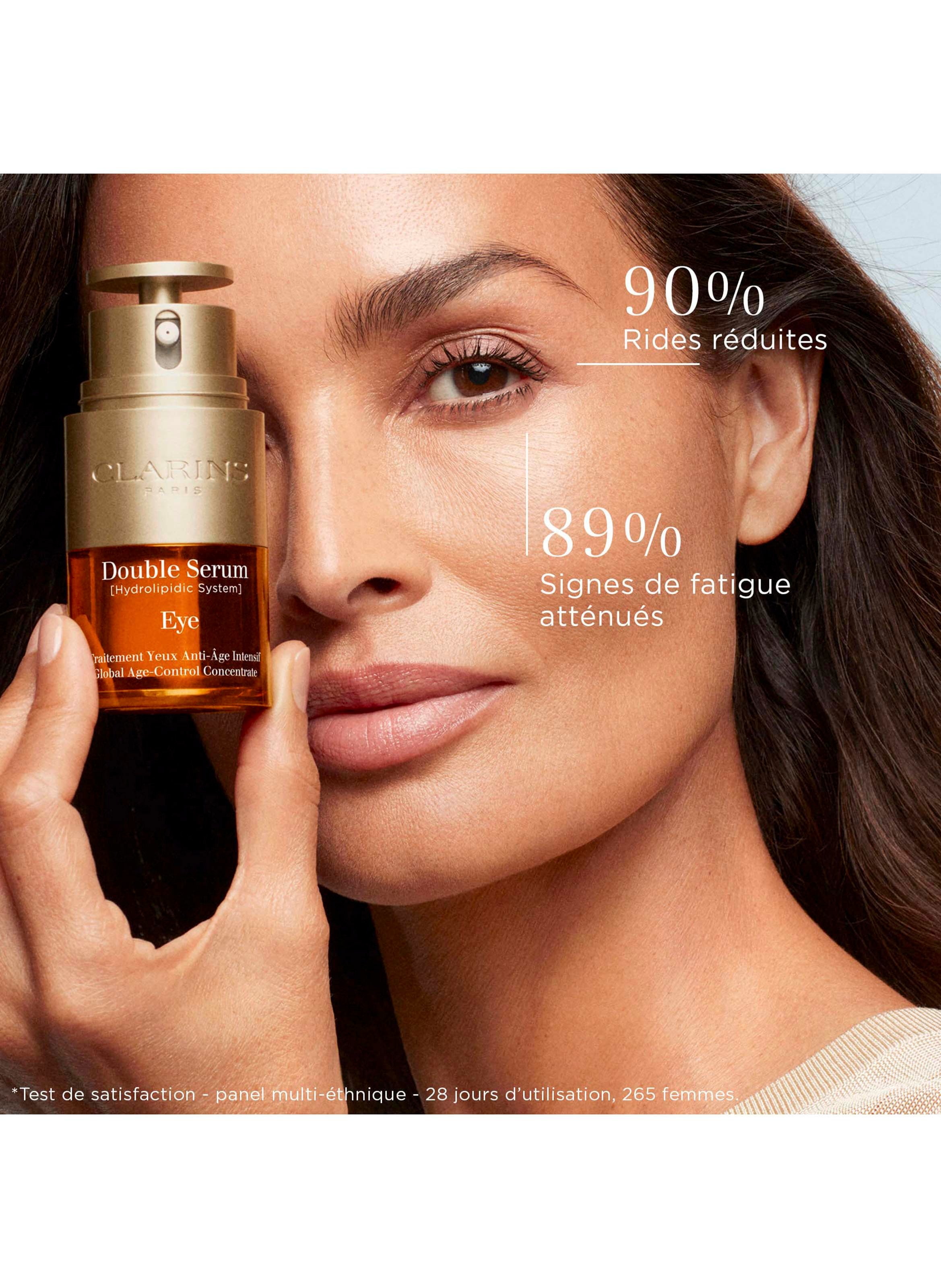 Double Serum Eye intensive anti-ageing concentrate CLARINS No color