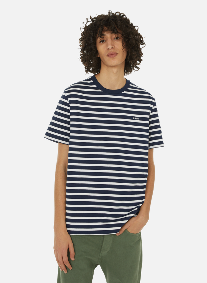 APC striped cotton T-shirt