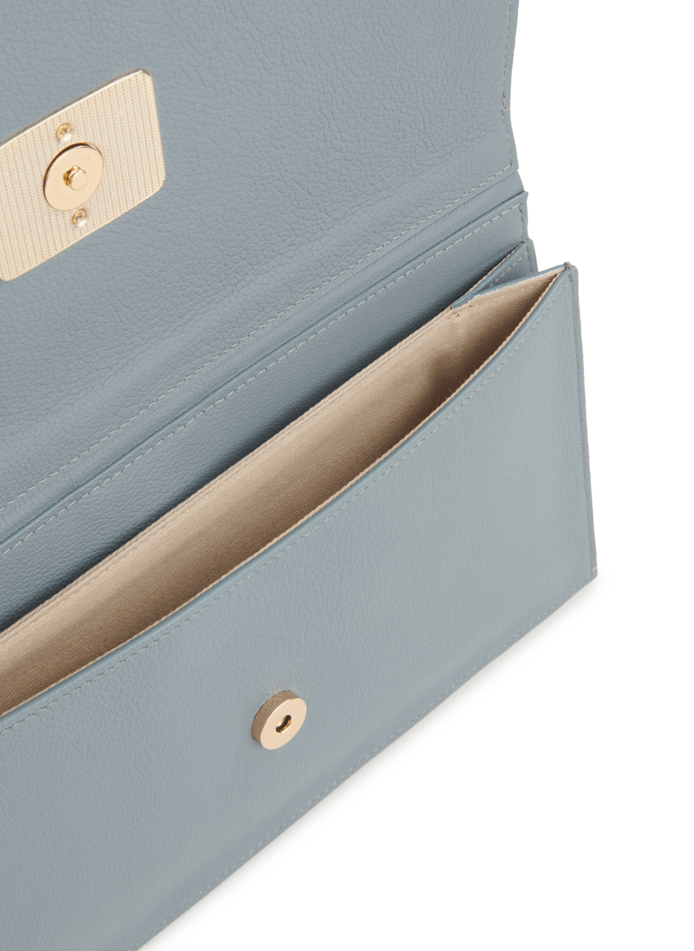 Pochette en cuir  Bleu