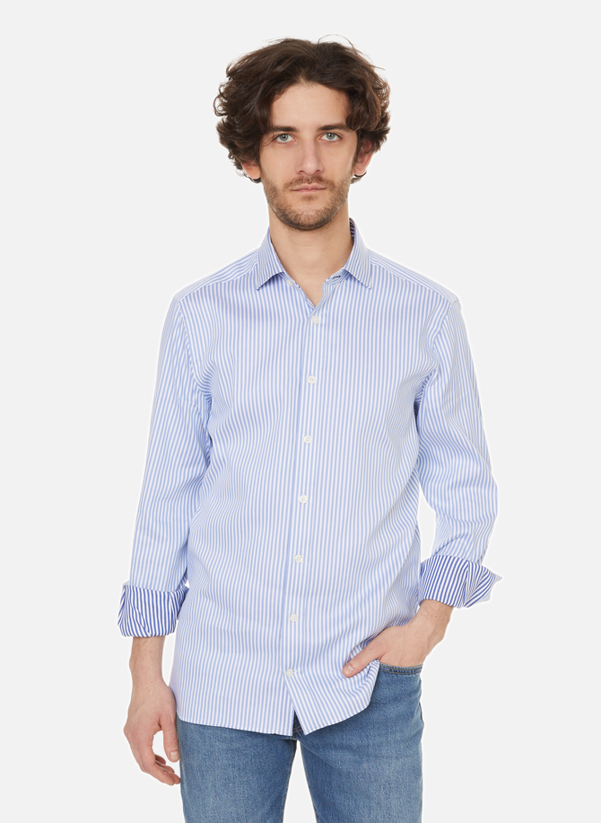 Striped cotton shirt  HACKETT