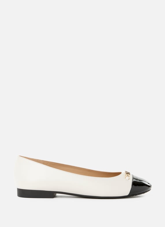 Rebecca Leather Ballerina Flats Michael Kors Women Printemps