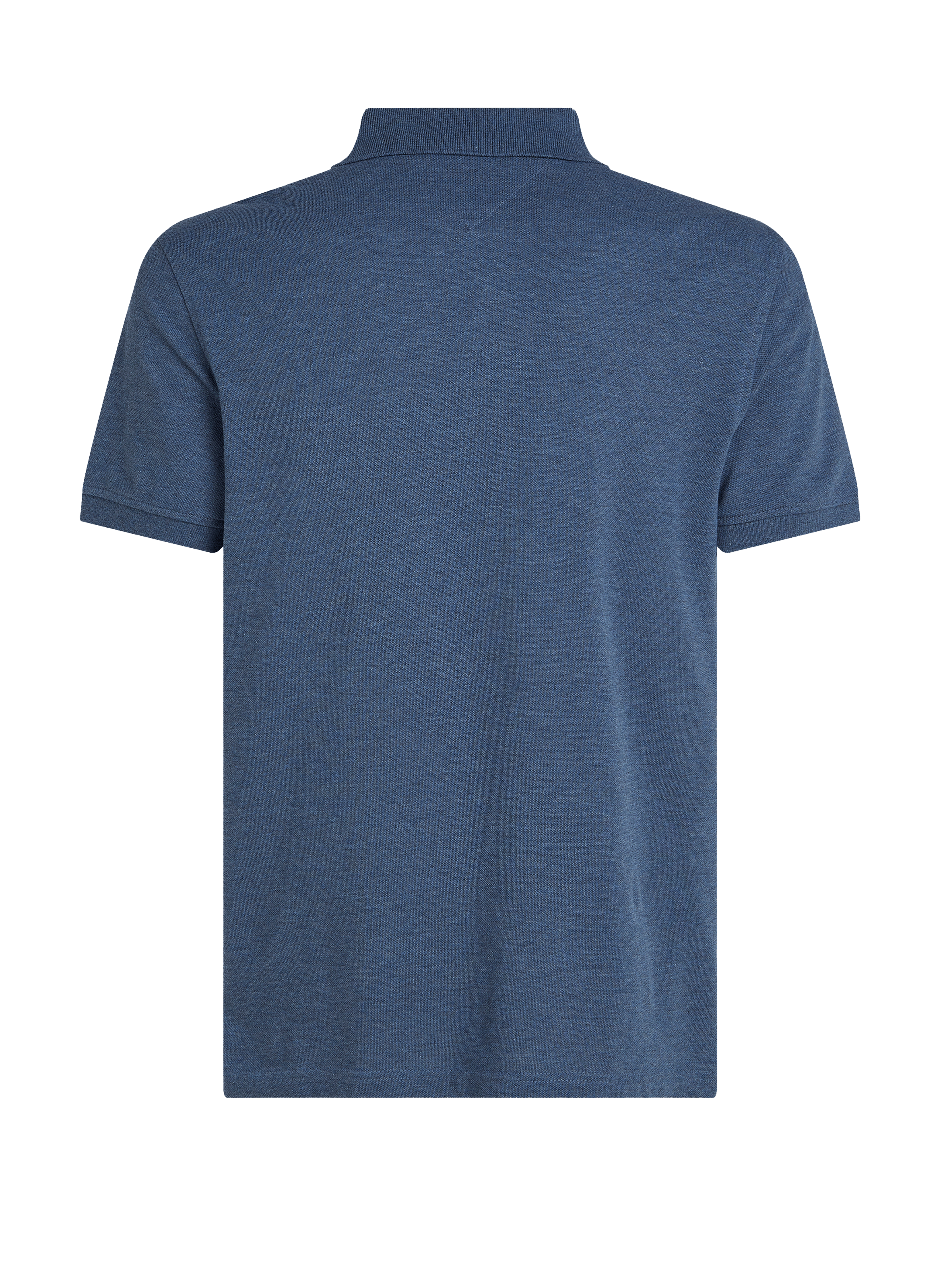 Polo droit en piqué de coton TOMMY HILFIGER Bleu