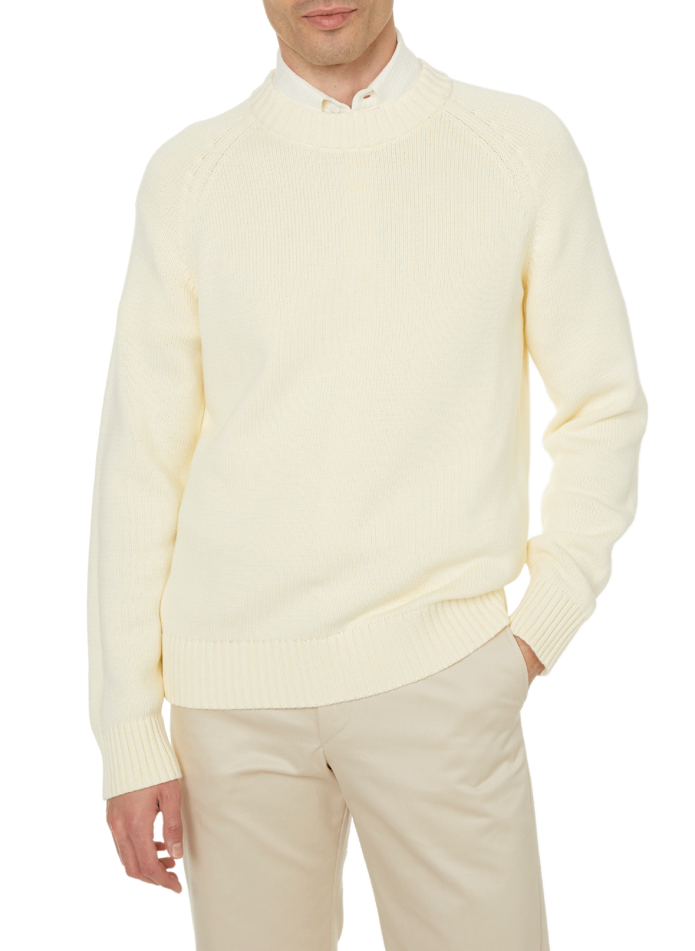 Cotton jumper Beige