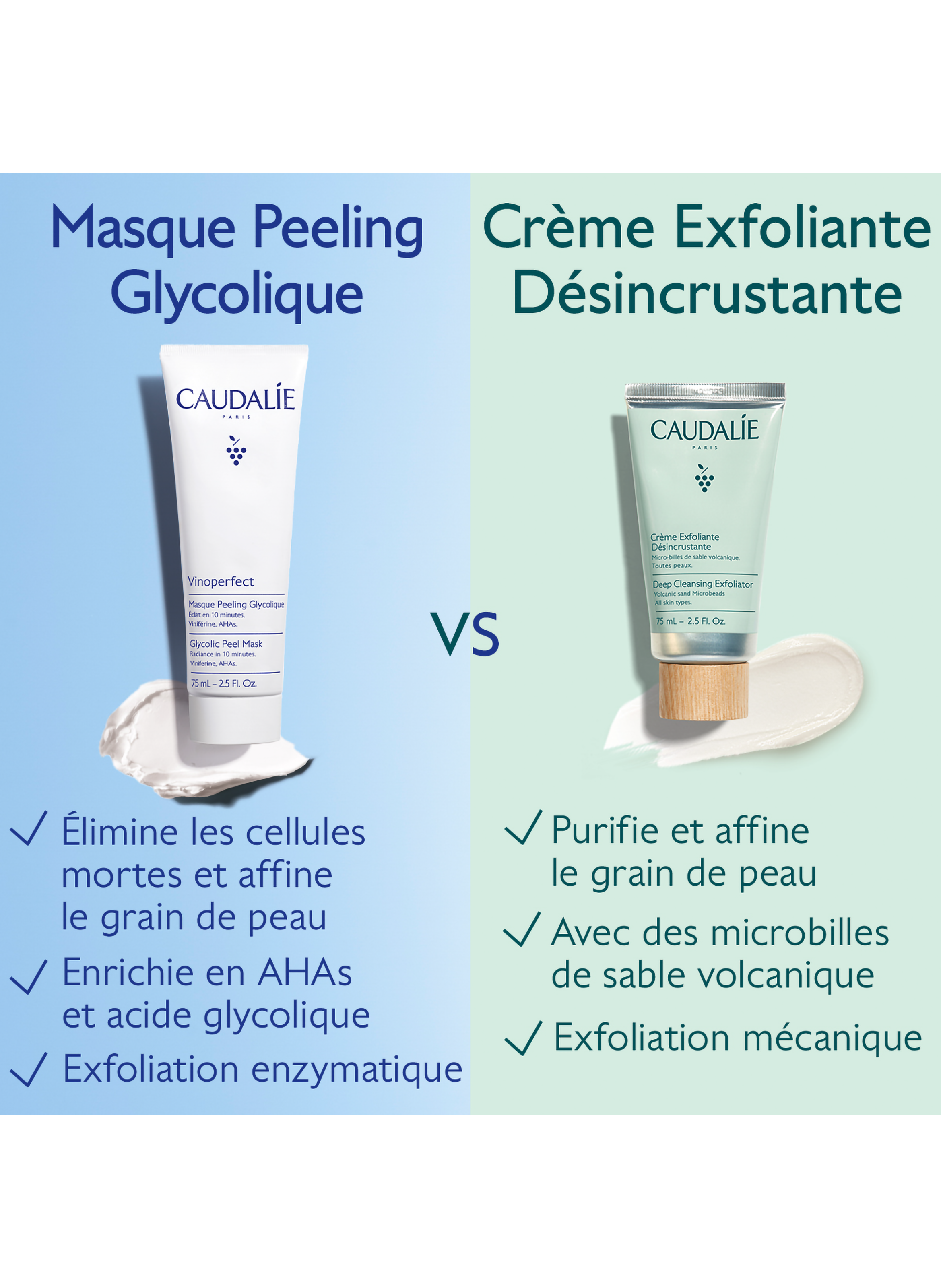 Vinoperfect Masque Peeling Glycolique CAUDALIE No color