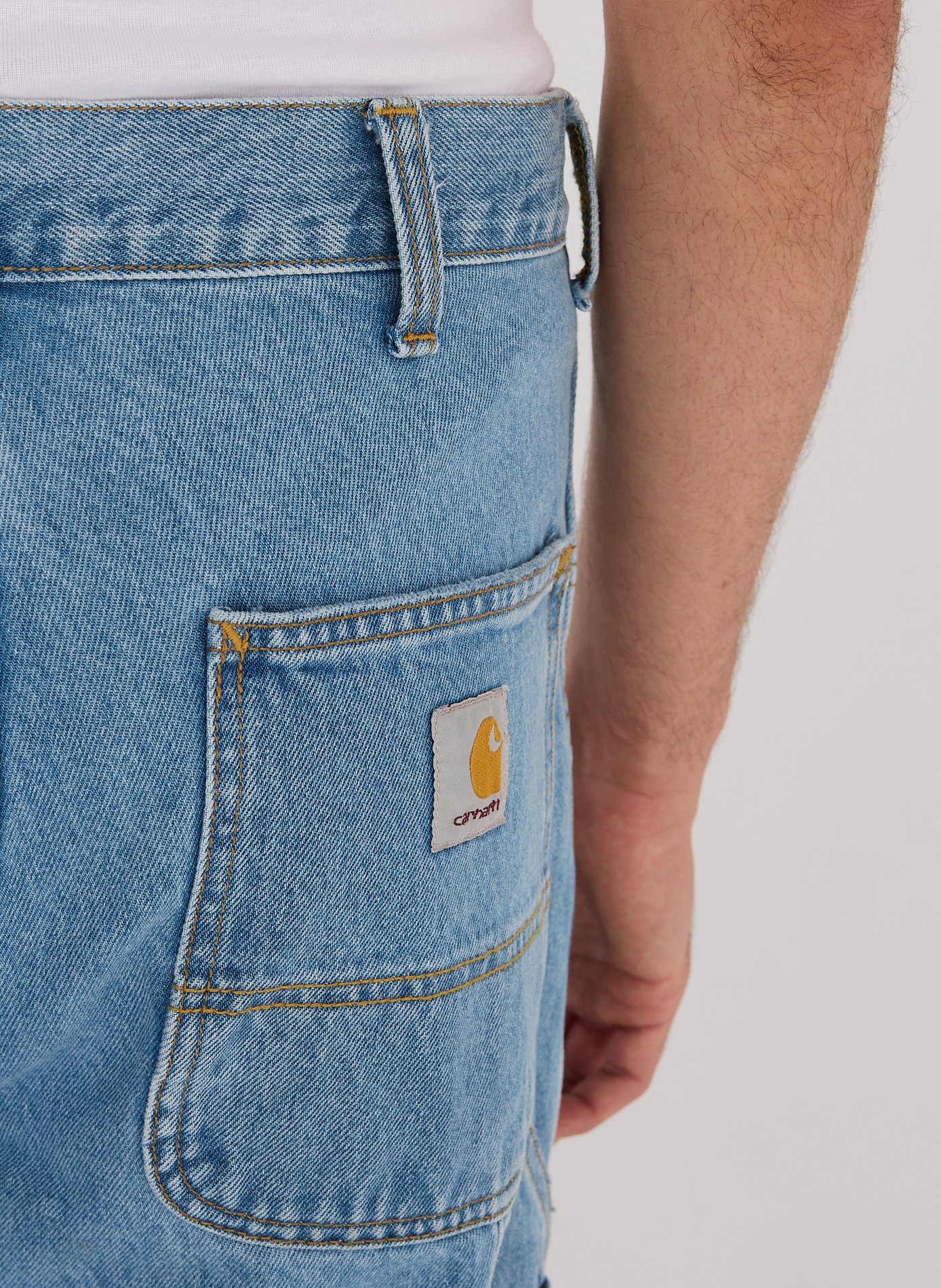 Straight cotton jeans CARHARTT WIP Blue