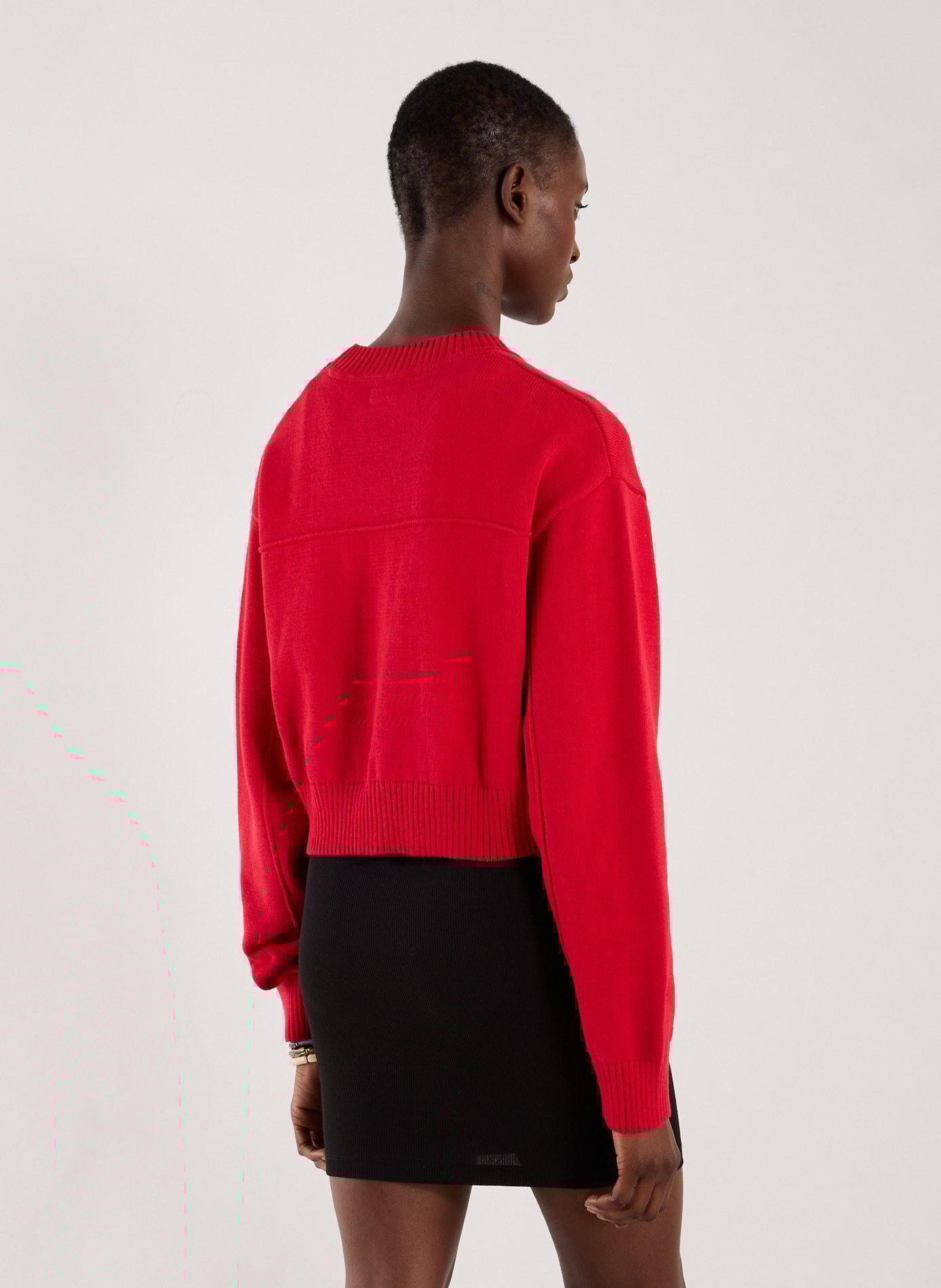 Pull en coton GUESS Rouge