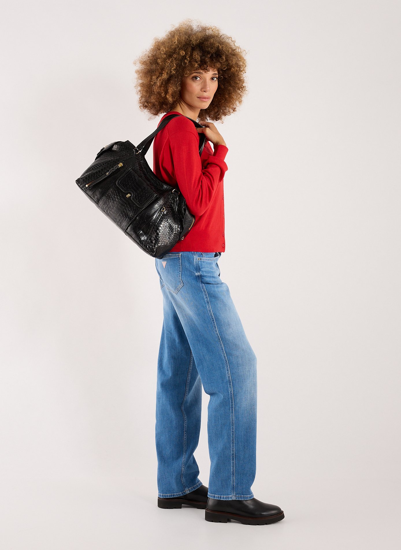 Sac Juno en cuir CLARIS VIROT Noir