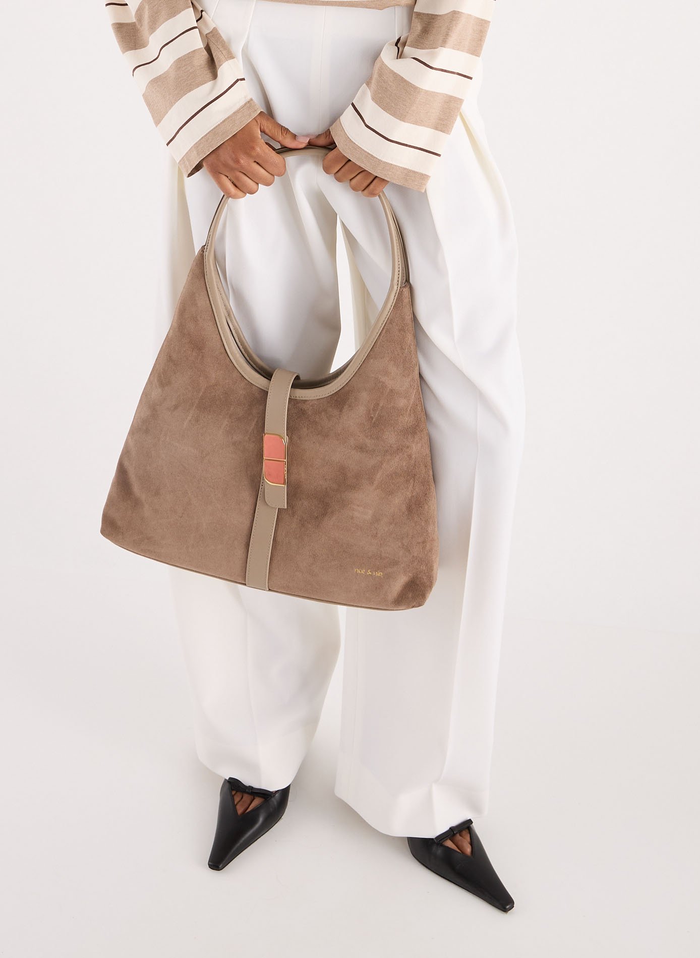 Sac à main Roméo NAT &amp; NIN Beige