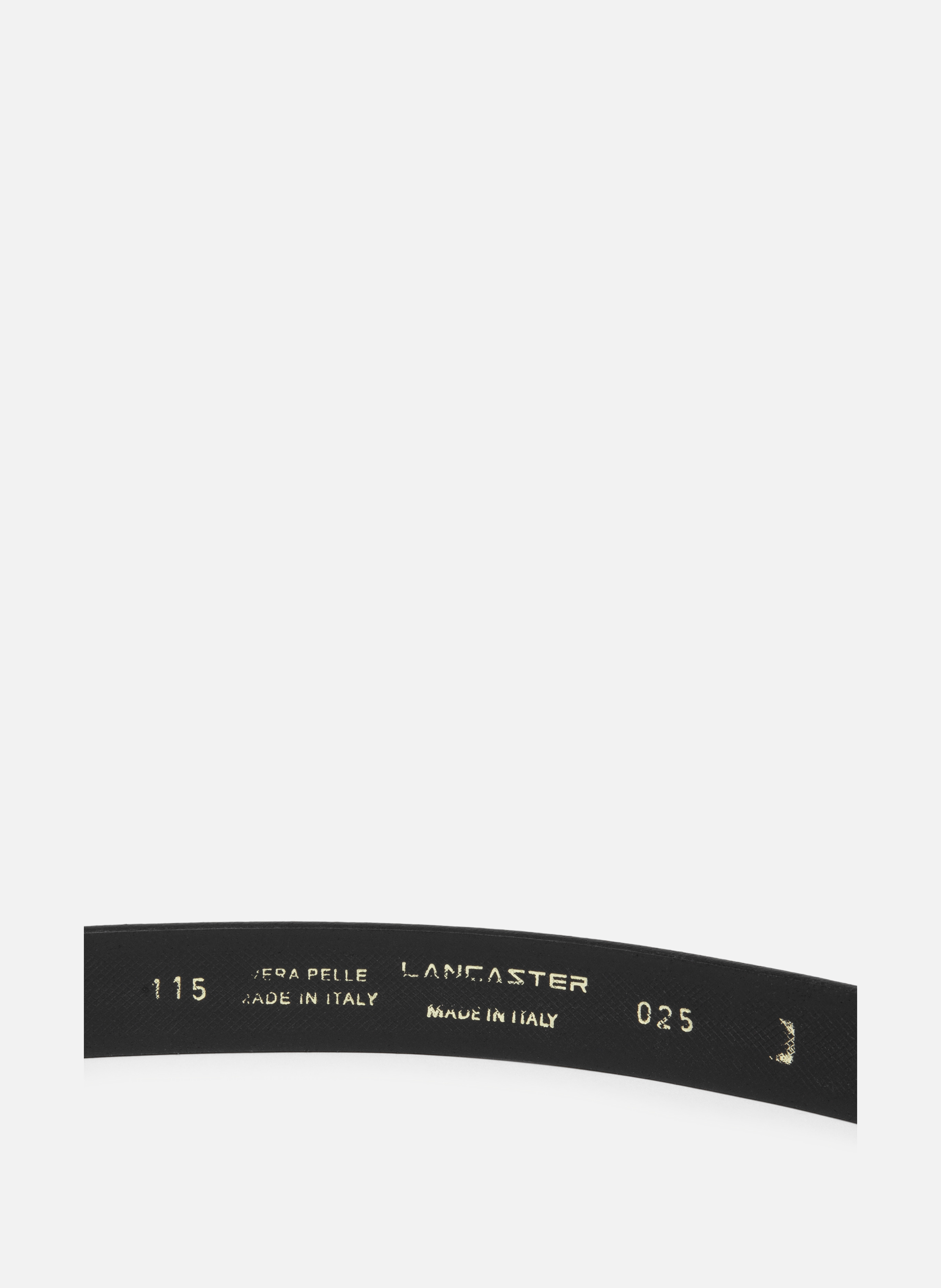 Belt - Ceinture Cuir Végétal Femme LANCASTER Black