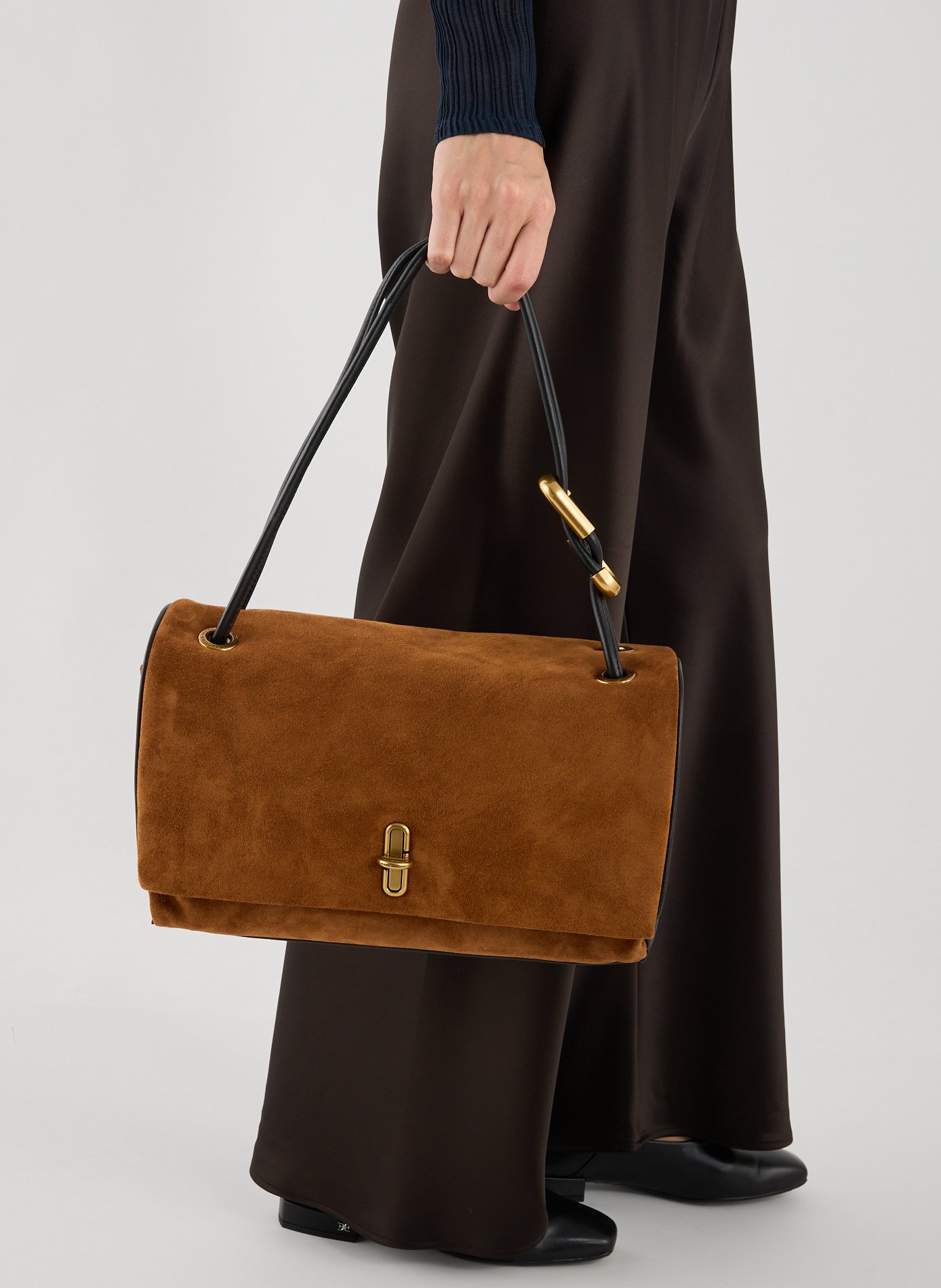 Sac à bandoulière en cuir  MARC JACOBS Marron
