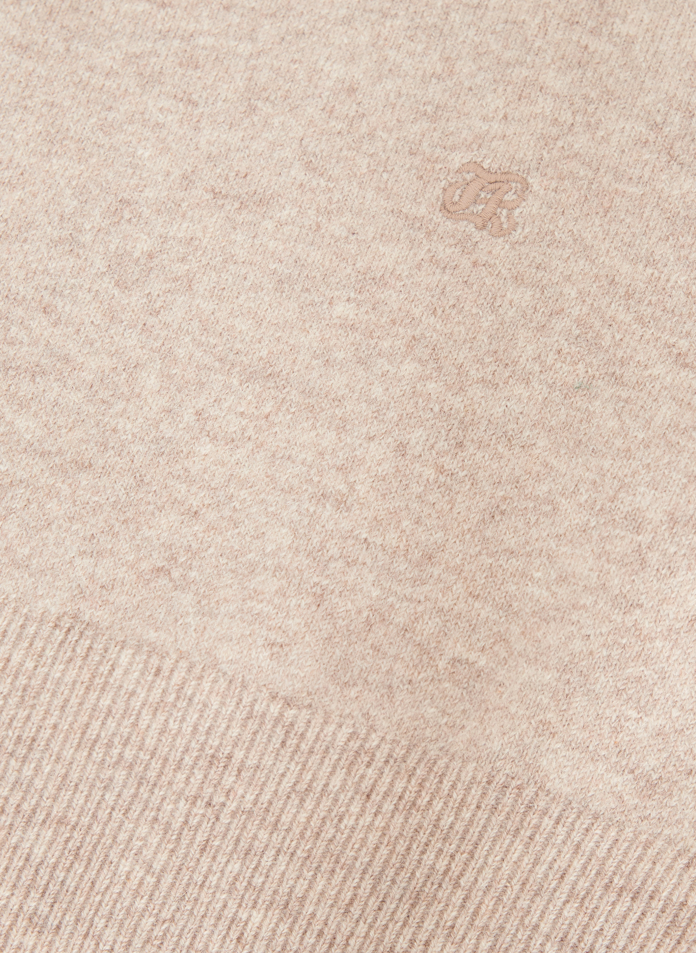 Pull col v en cachemire THE KOOPLES Beige