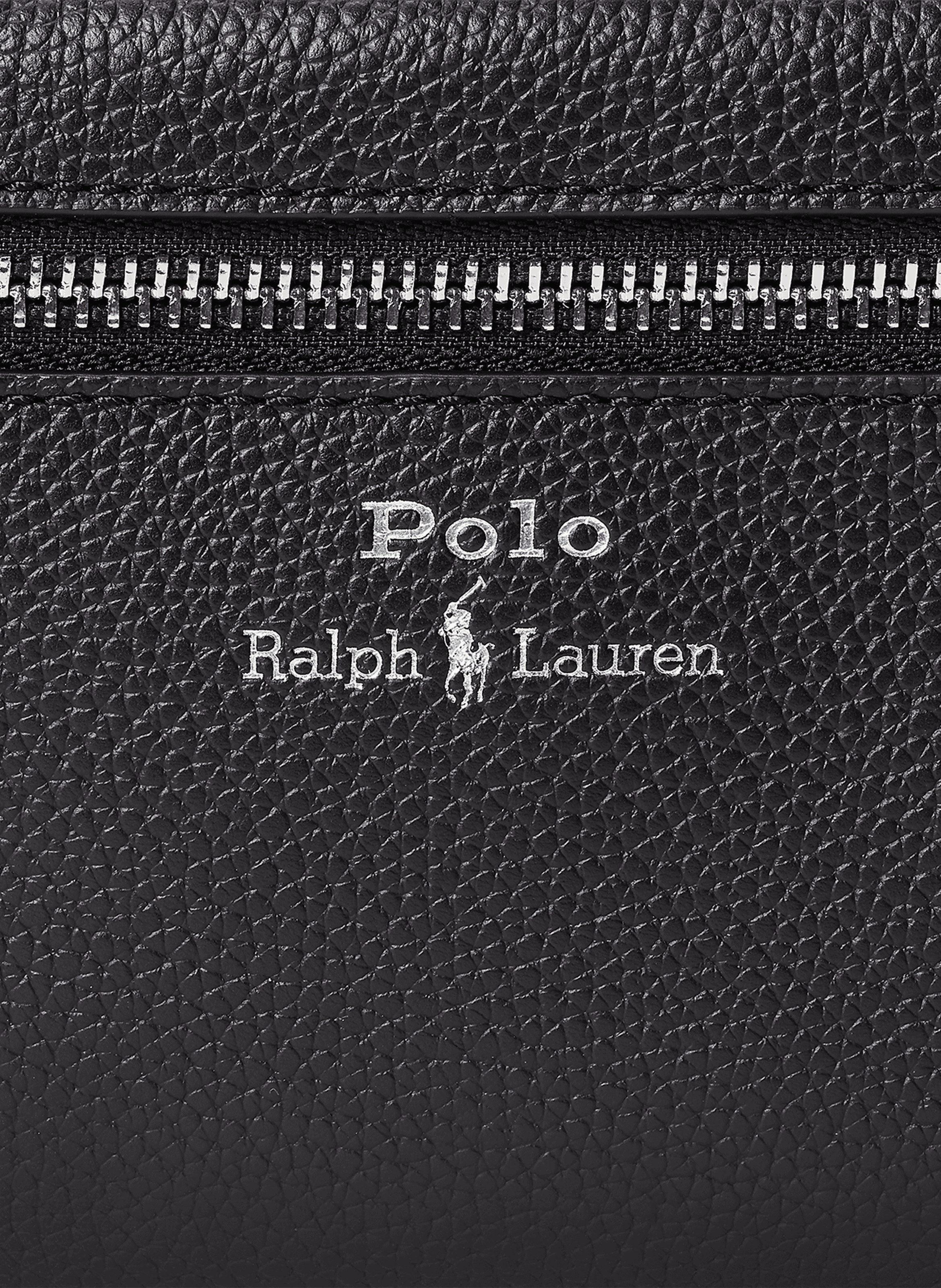 Leather toiletry bag POLO RALPH LAUREN Black