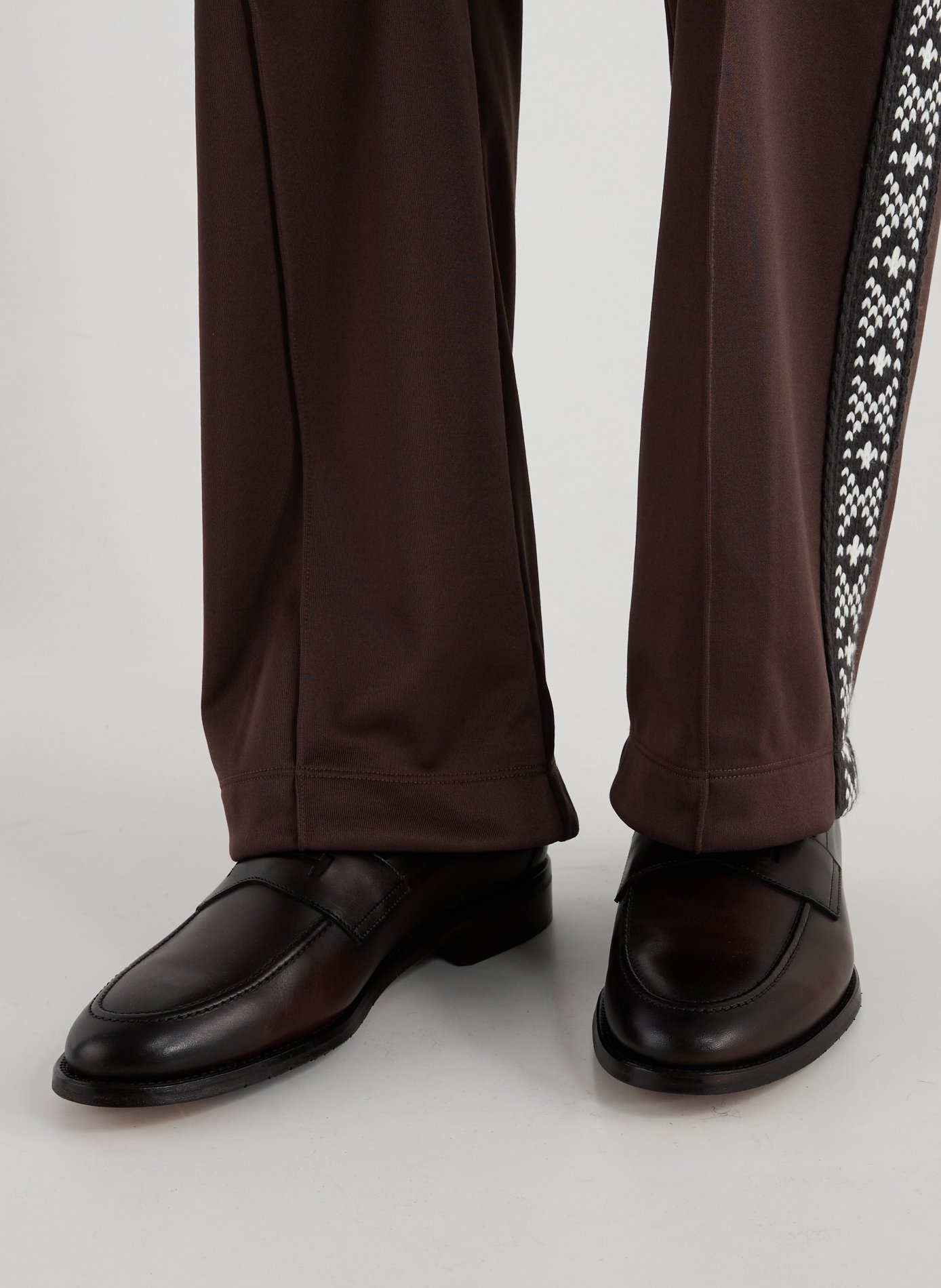 Mocassins unis en cuir HACKETT Marron