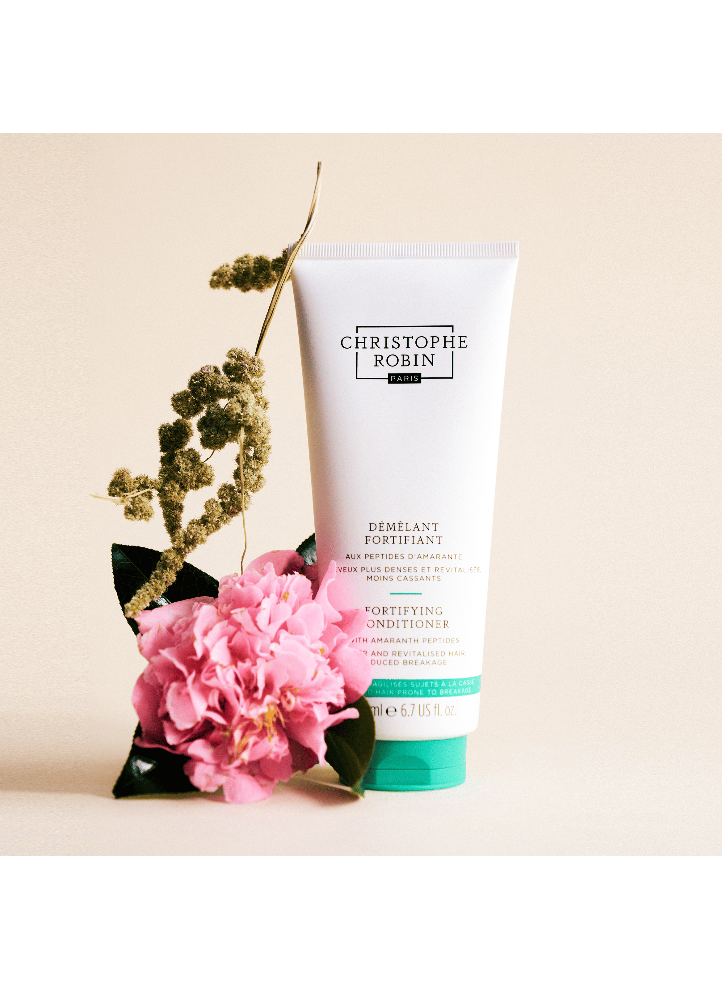 Démêlant Fortifiant aux Peptides d'Amarante No color