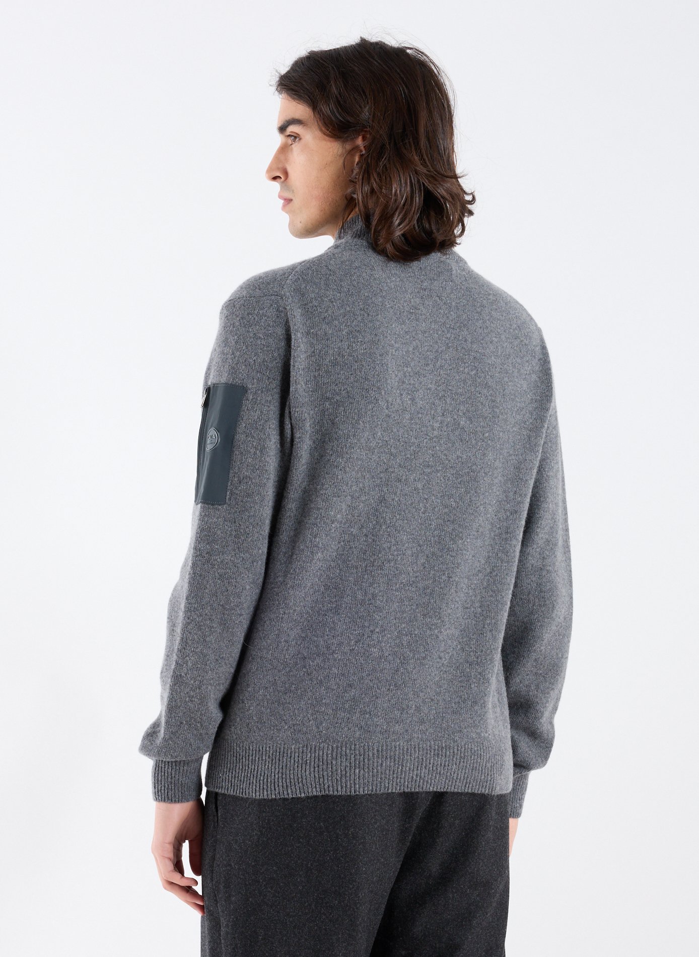 Pull col zippé en laine mélangée 1789 CALA Multicolore