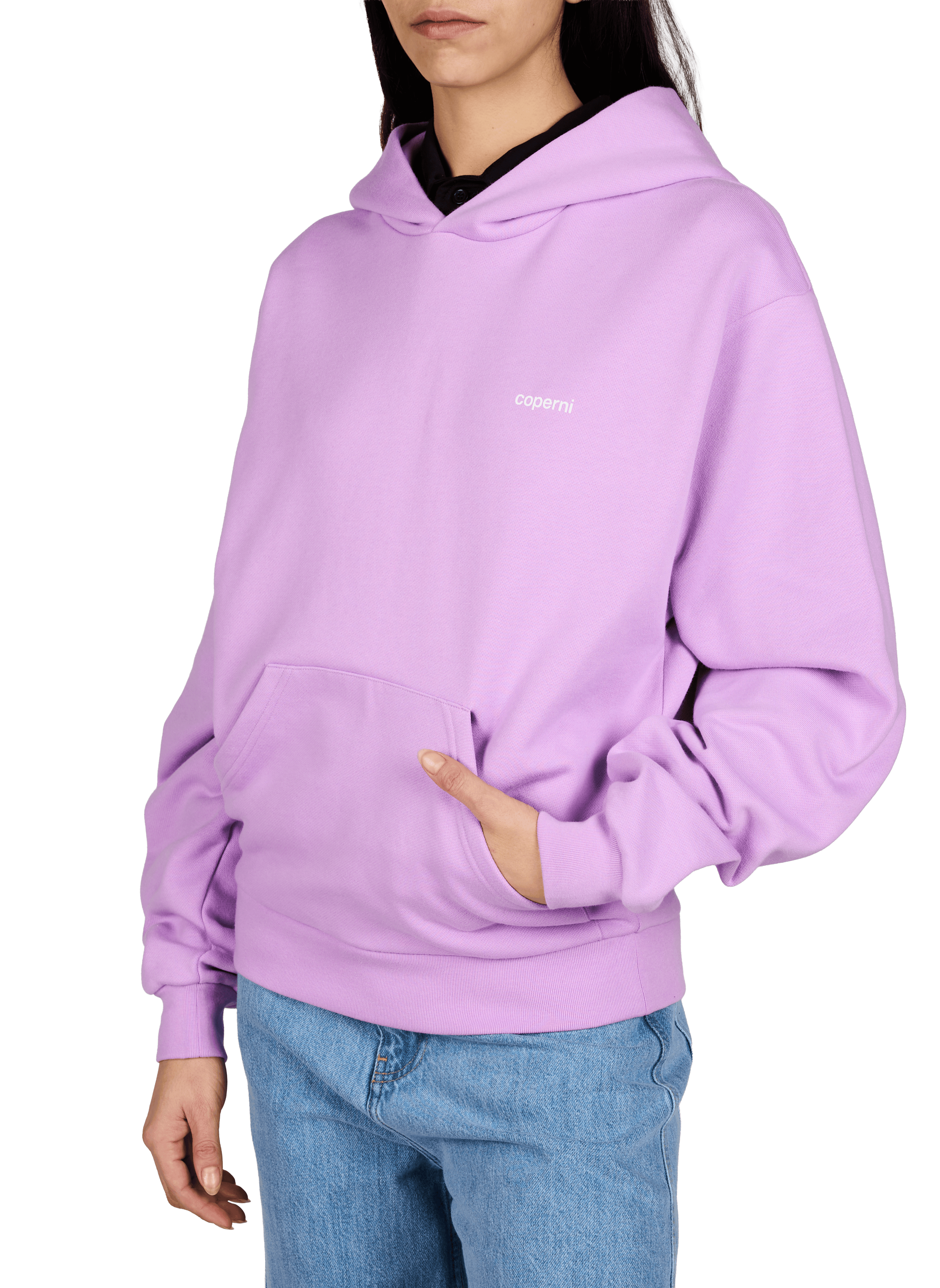 Hoodie à logo en coton mélangé COPERNI Multicolore