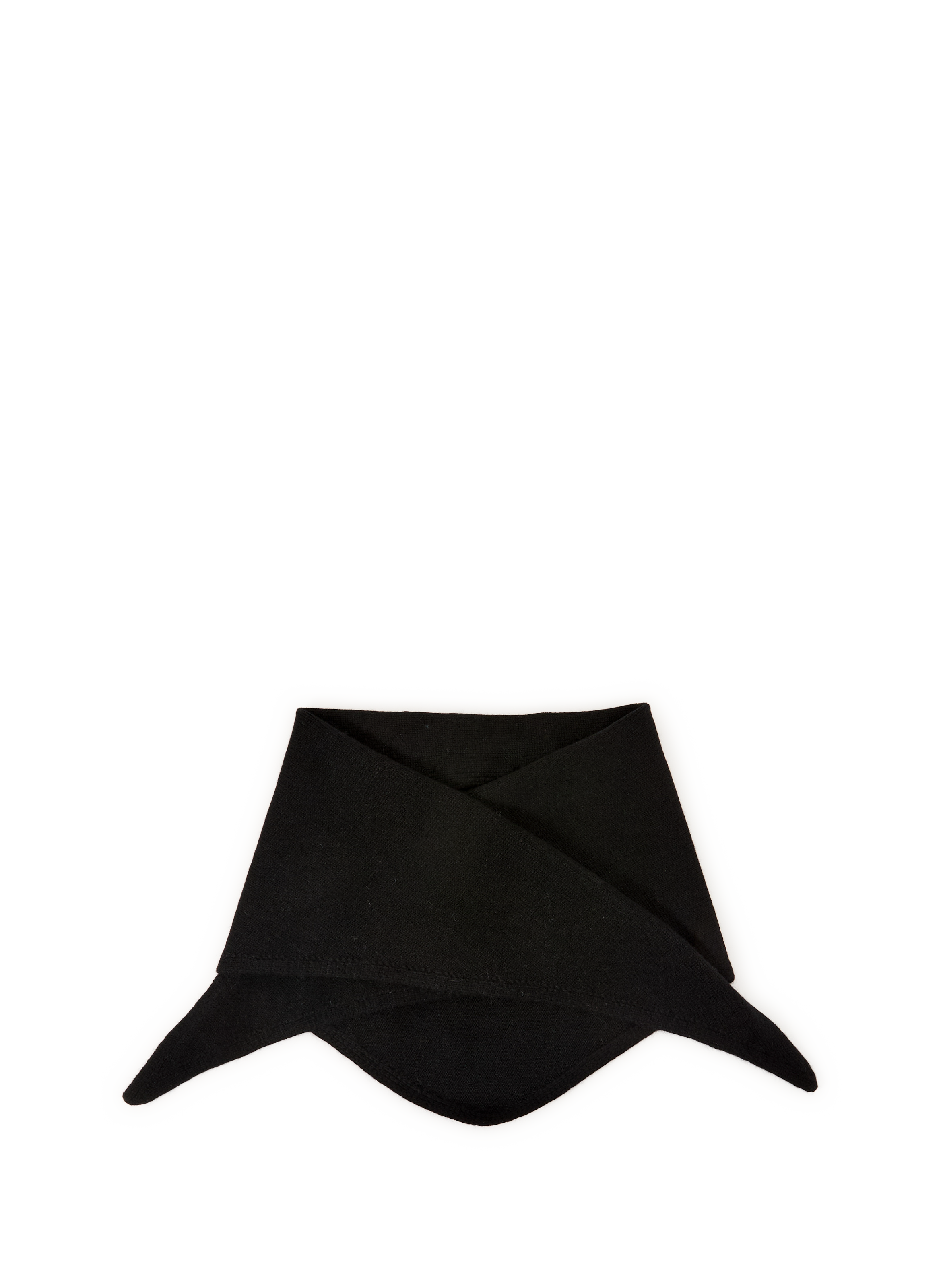 Triangle Cashmere Scarf Sadaria SAMSOE SAMSOE Black