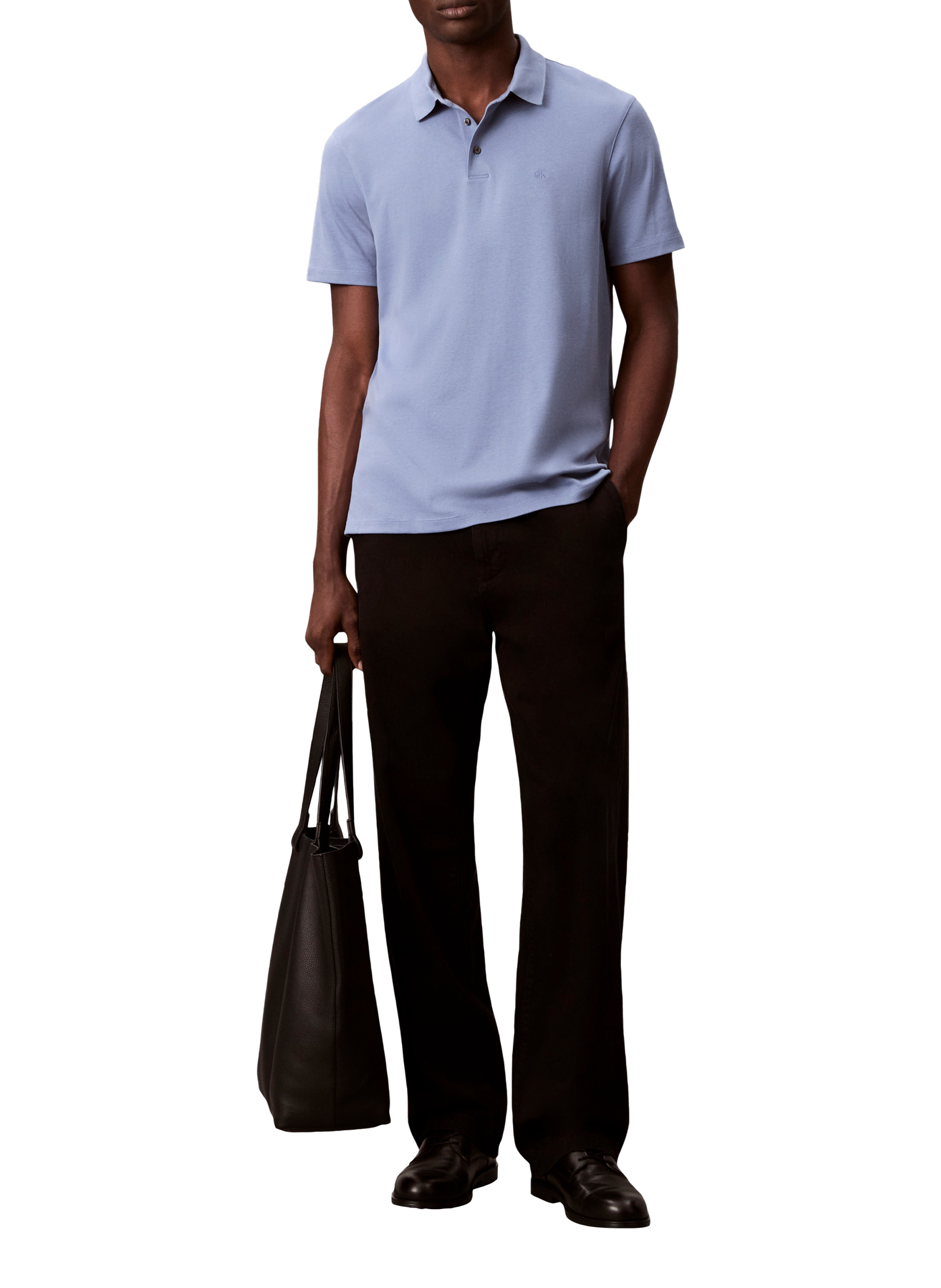  Cotton polo shirt  CALVIN KLEIN Blue