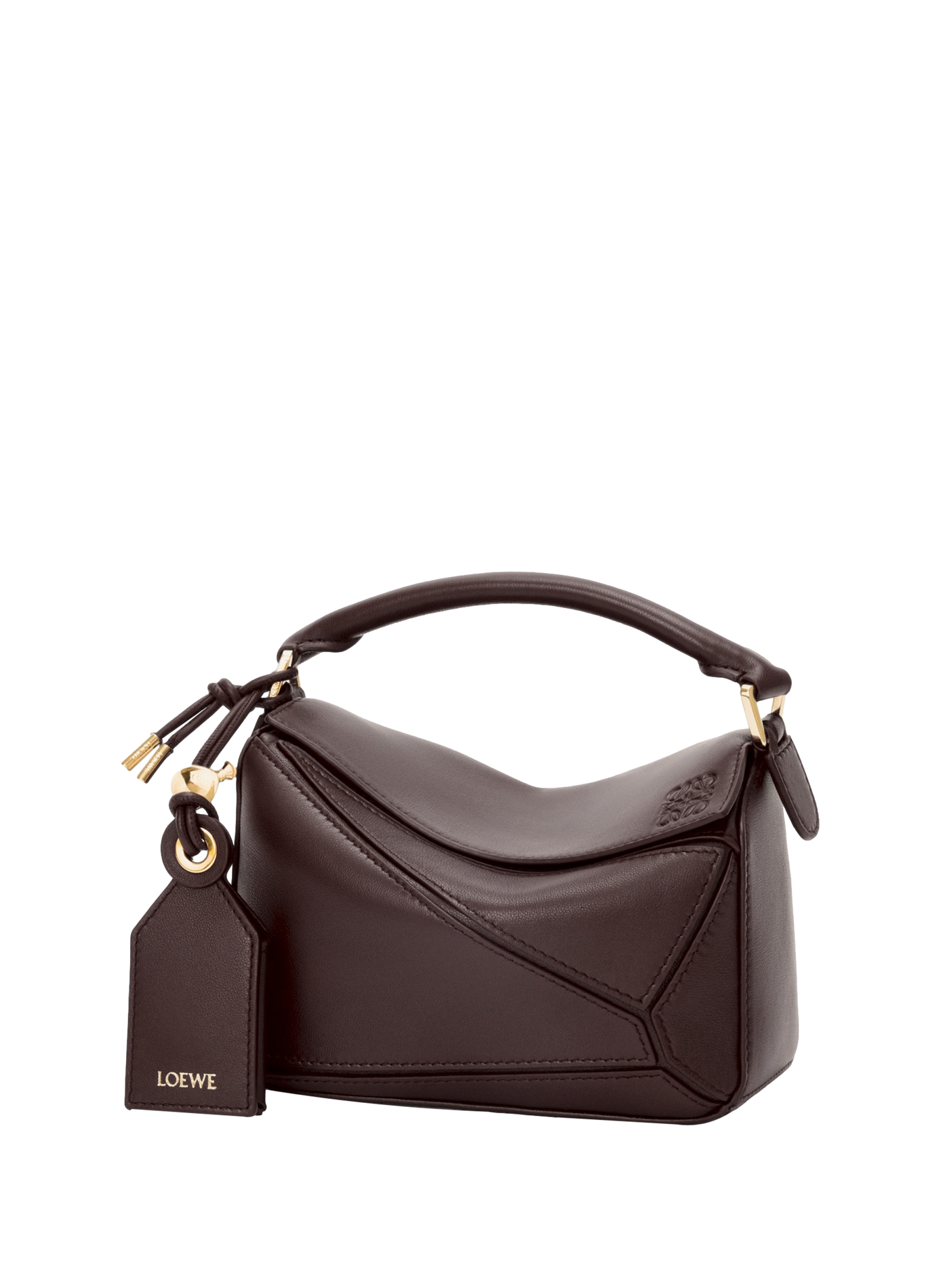 Mini bag Featherlight Puzzle in lambskin nappa LOEWE Brown