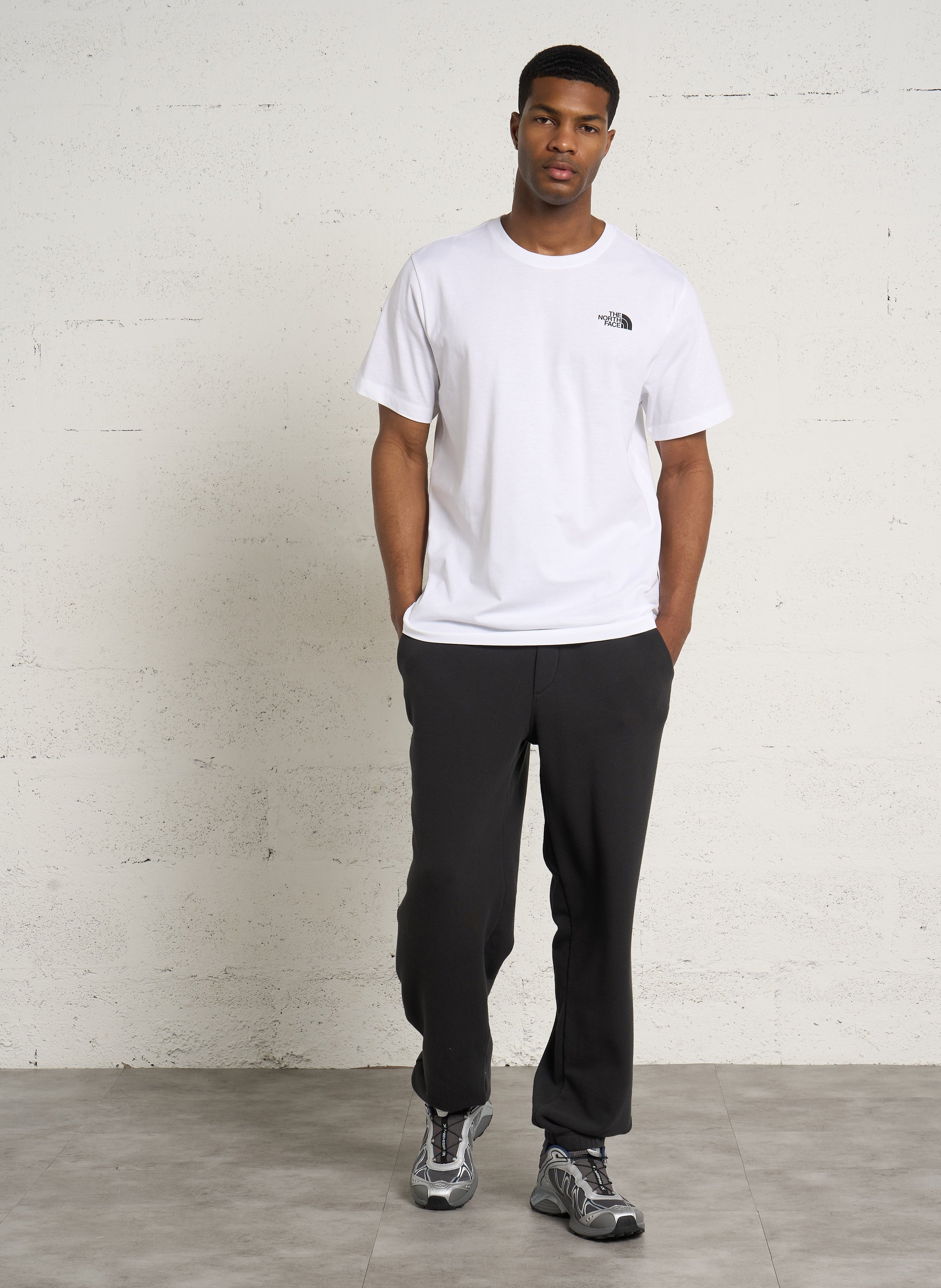 Jogging ample en coton stretch atubay-b AMERICAN VINTAGE Noir