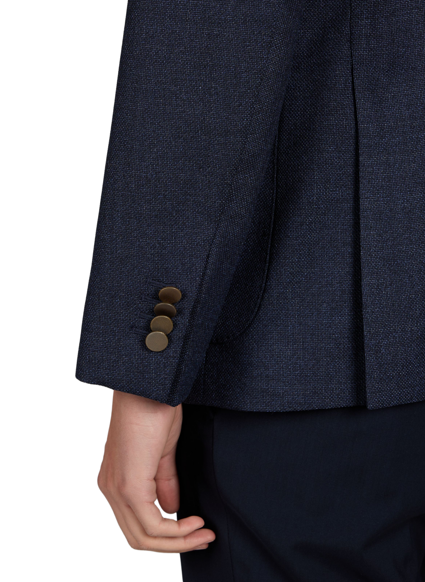 Blazer tweed en laine vierge BOGLIOLI Blue