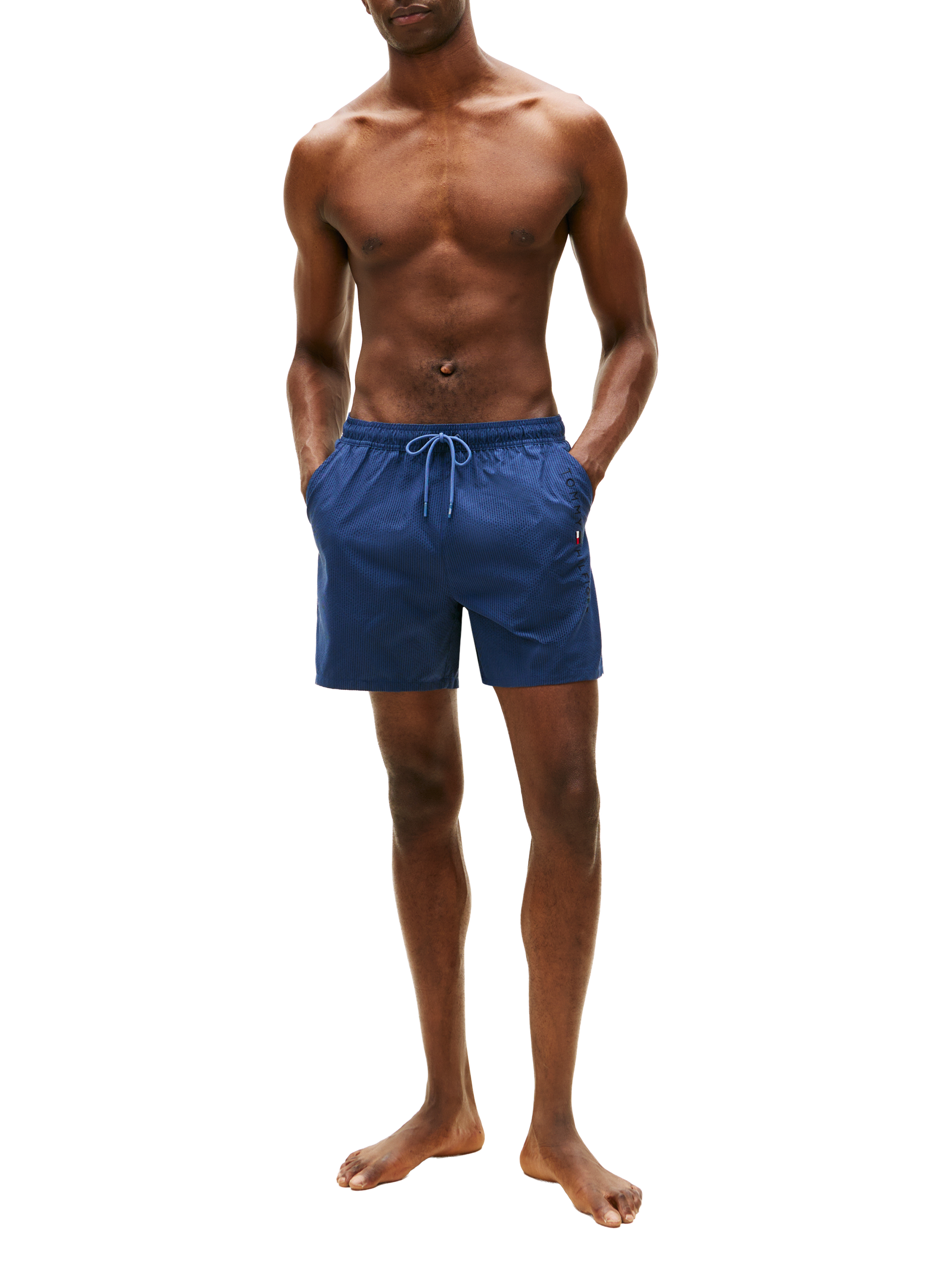 Short de bain uni TOMMY HILFIGER Bleu