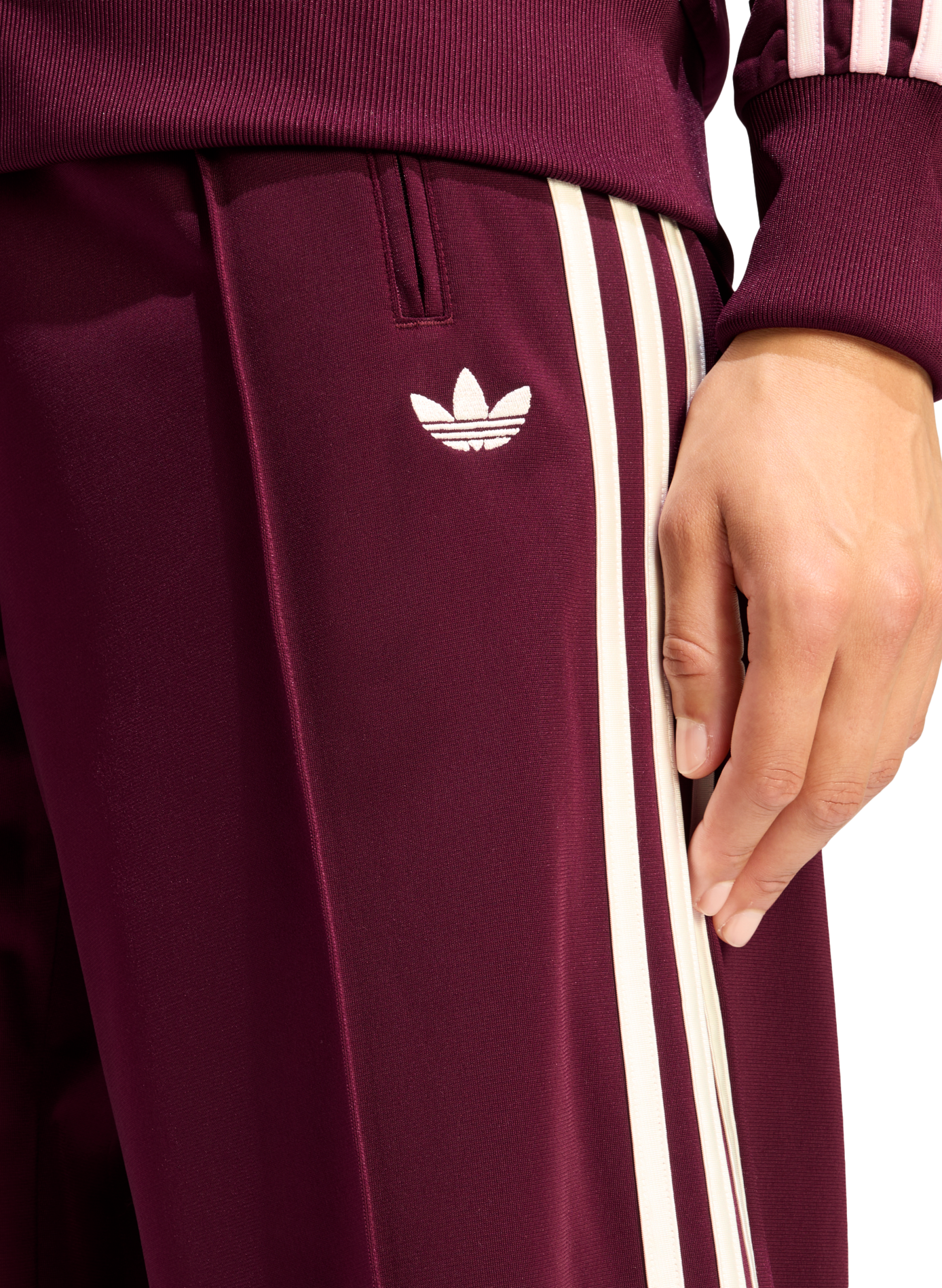 Straight logo sweatpants ADIDAS Brown
