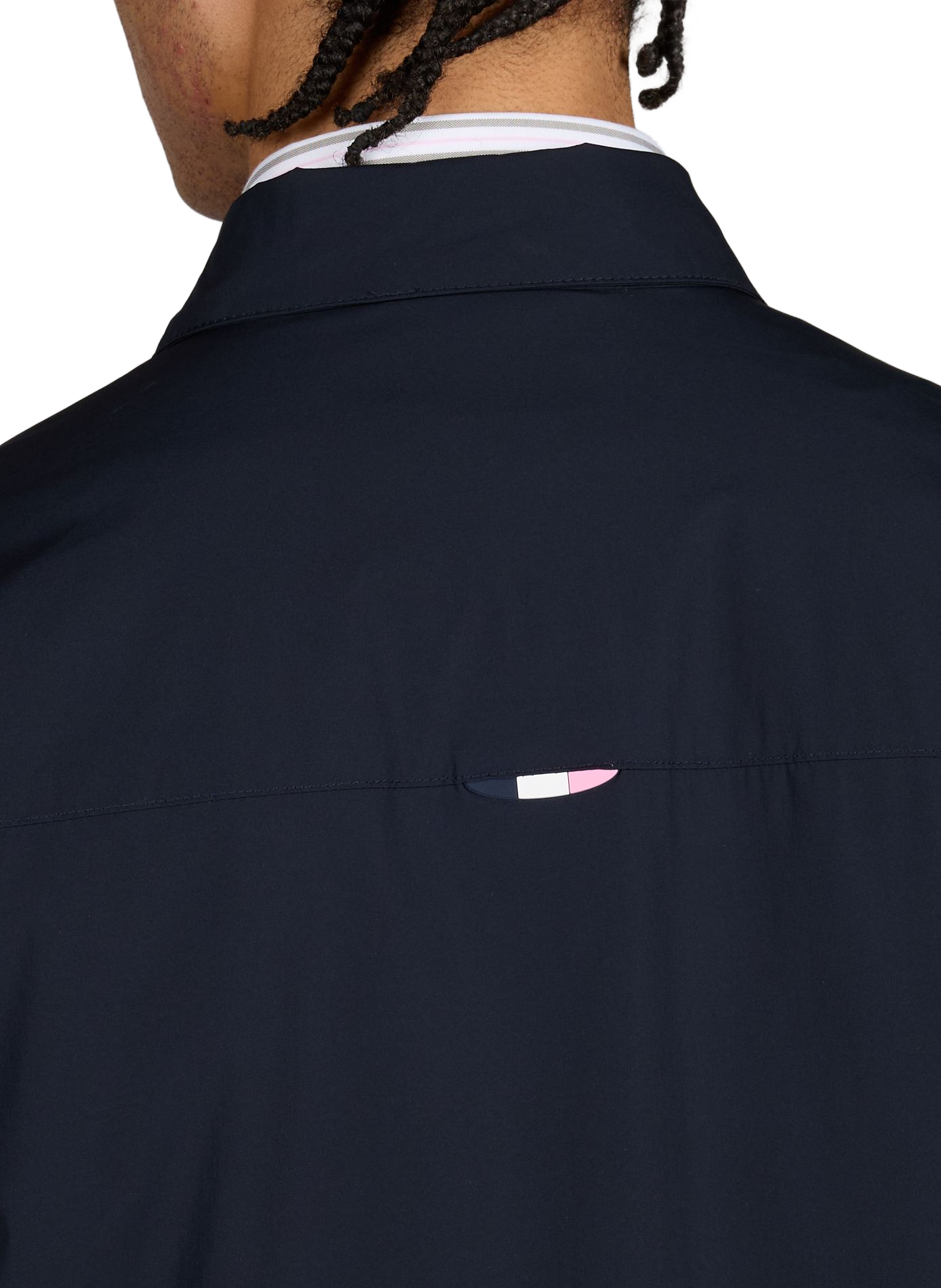 Blouson uni col classique EDEN PARK Bleu