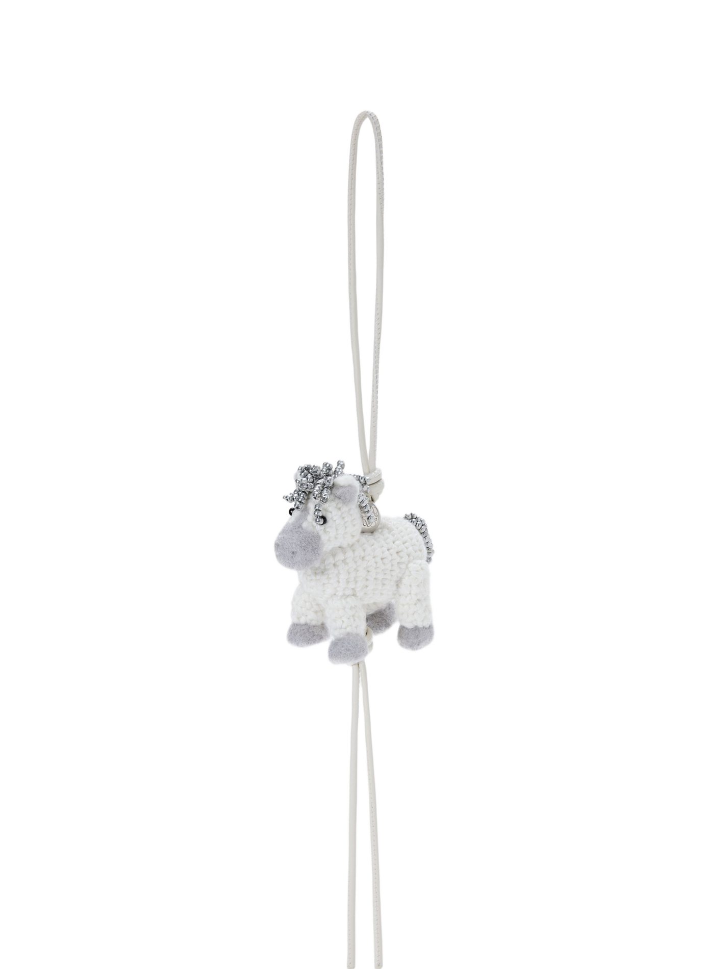 Bijou de sac cheval en feutre LOEWE Blanc