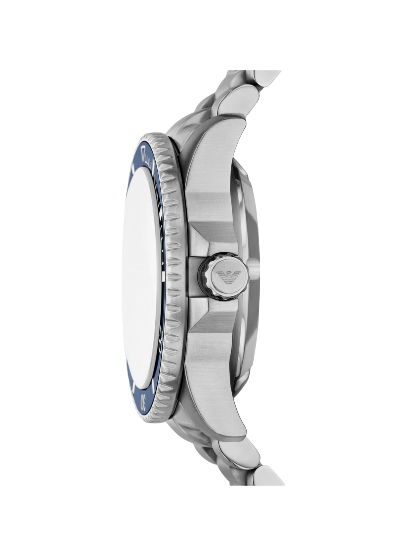 Montre automatique Sea Explorer en acier inoxydable ARMANI MONTRES Bleu