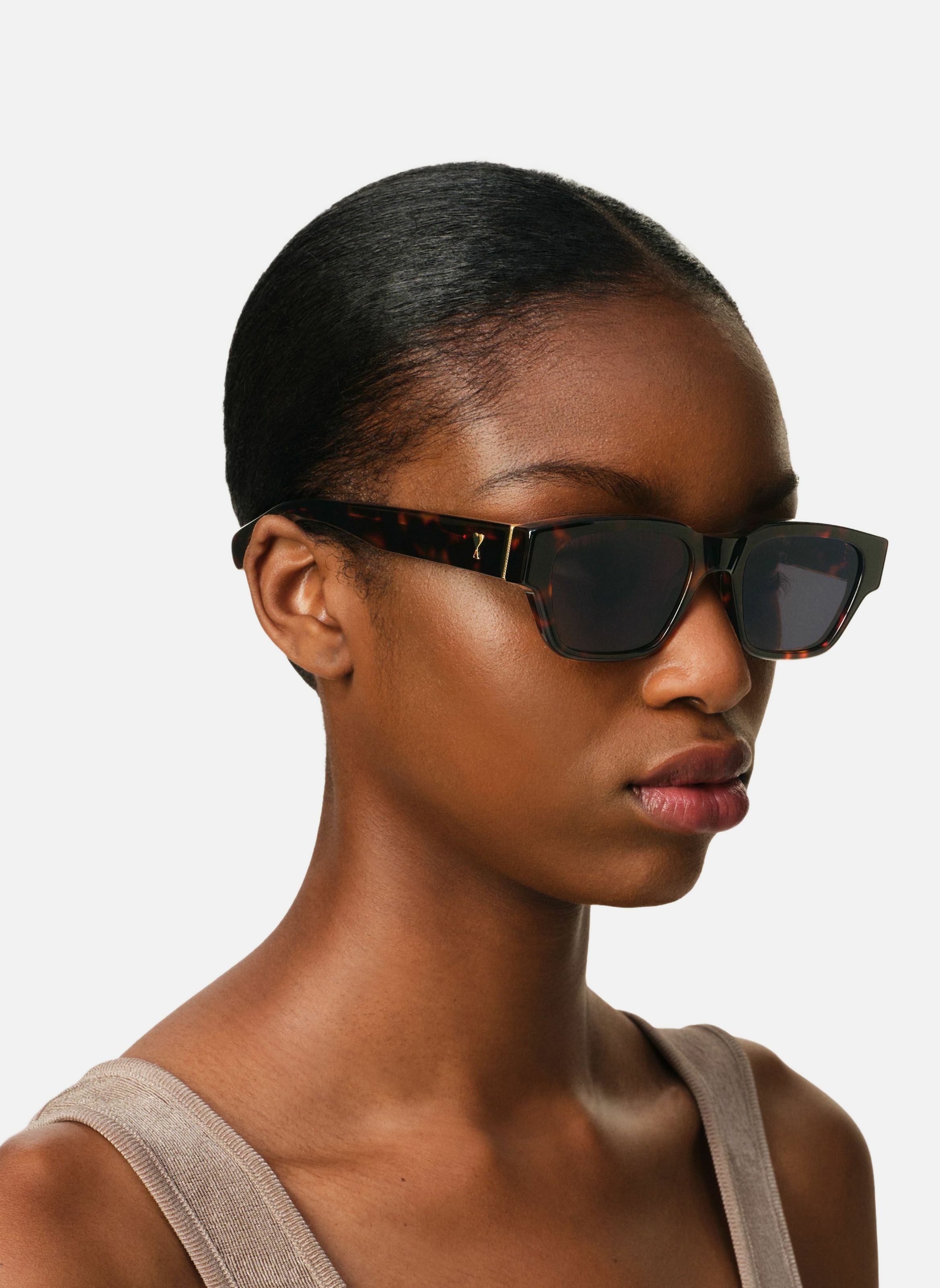 Lunettes de soleil 75009 unisexes AMI PARIS Gris