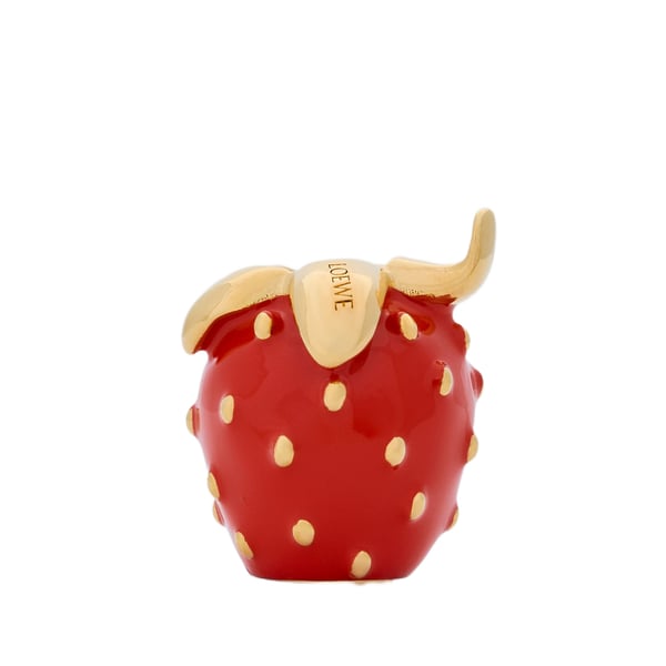 Charm fraise métallisée Charm fraise métallisée