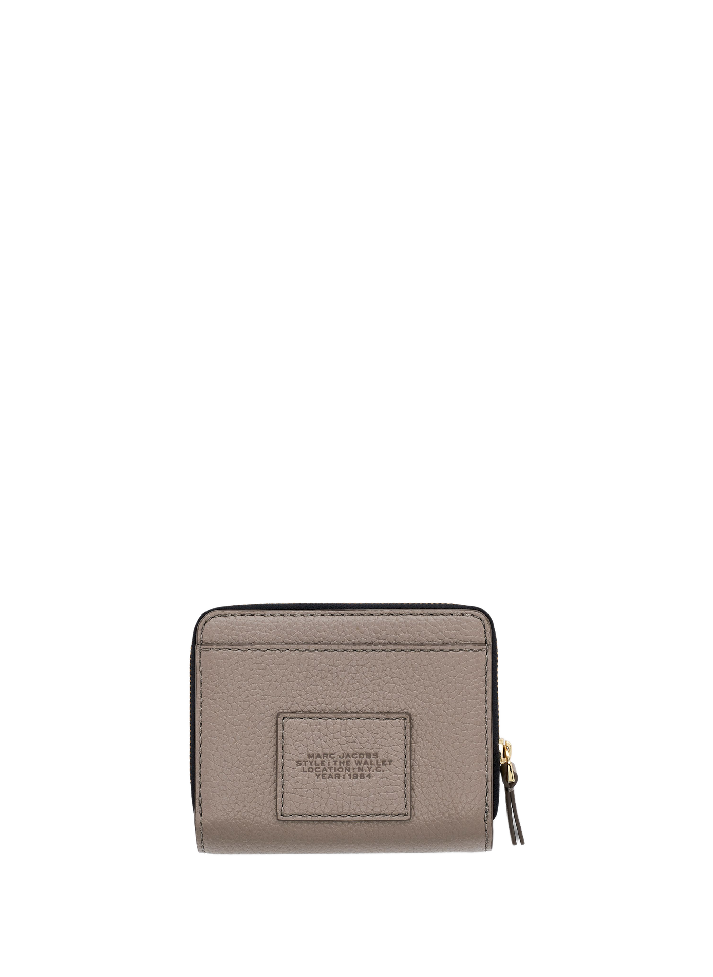 Porte-monnaie The Leather Mini MARC JACOBS Gris