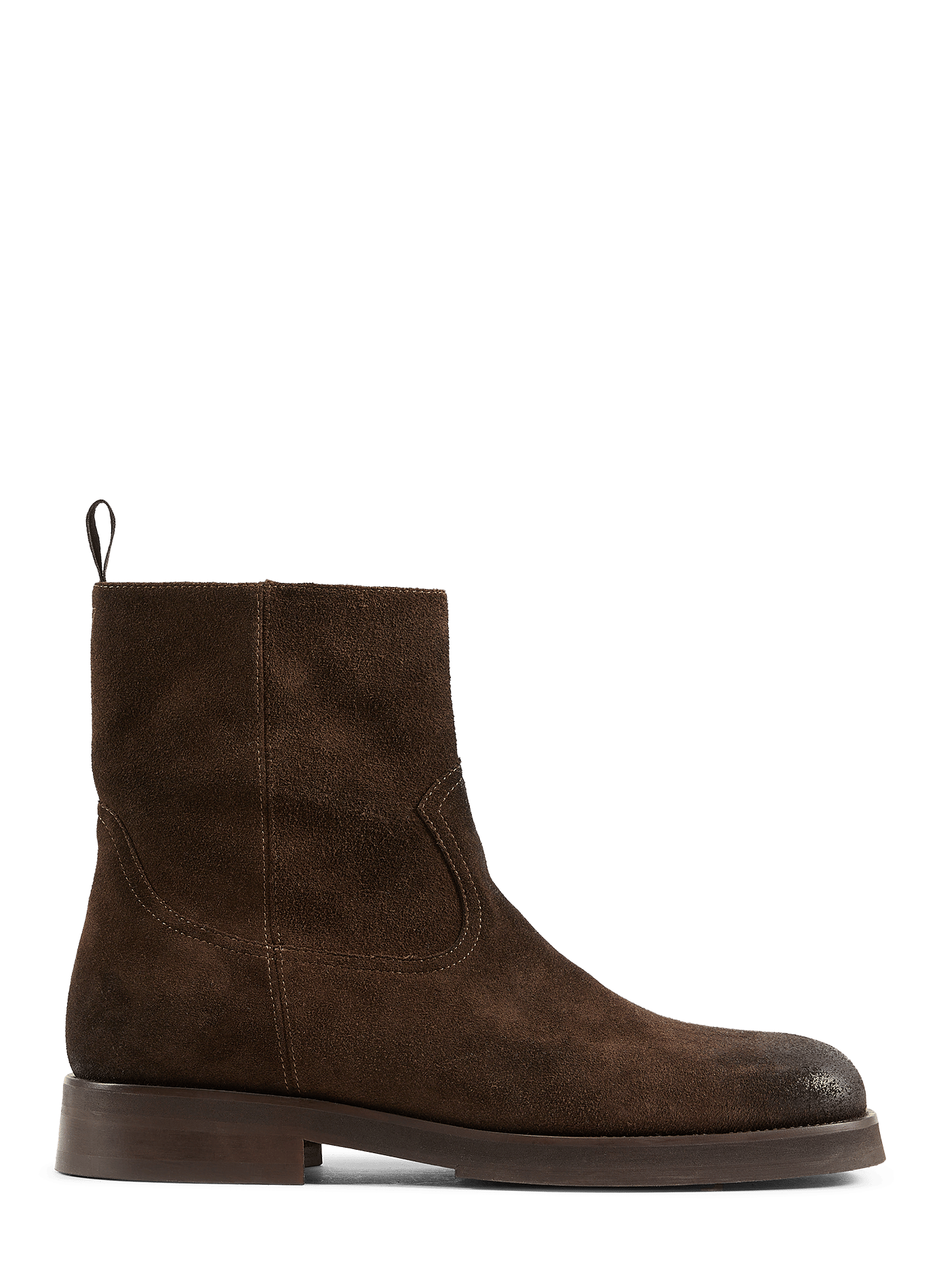 Bottines en cuir velours SAISON 1865 Marron