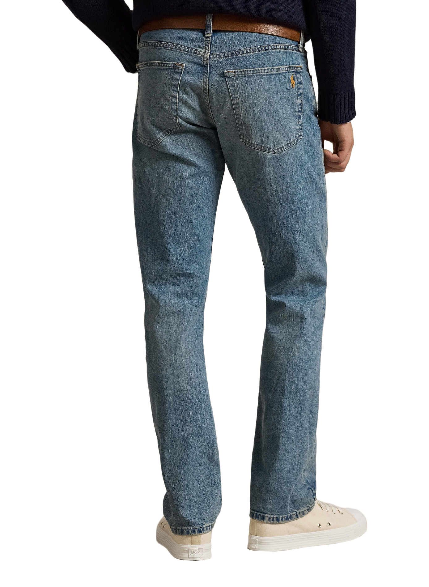 Straight-leg cotton-blend jeans POLO RALPH LAUREN Blue