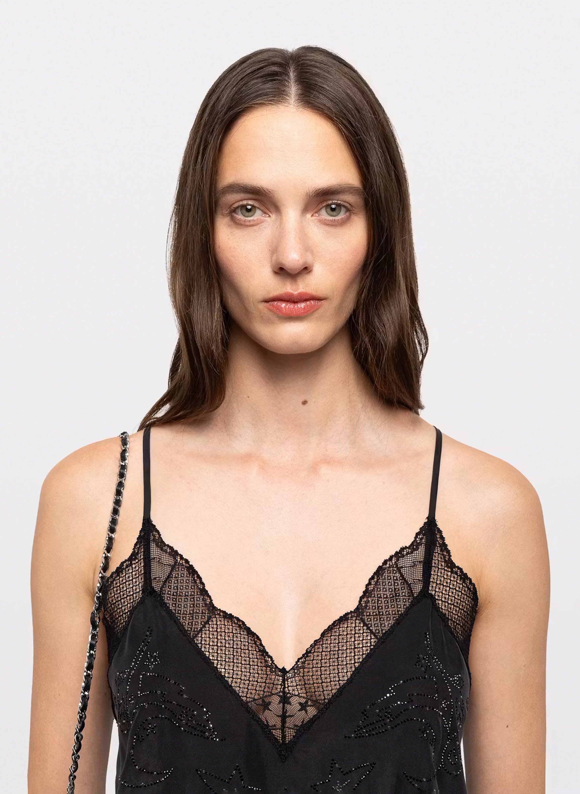 Zijden camisole Christy ZADIG&VOLTAIRE Zwart