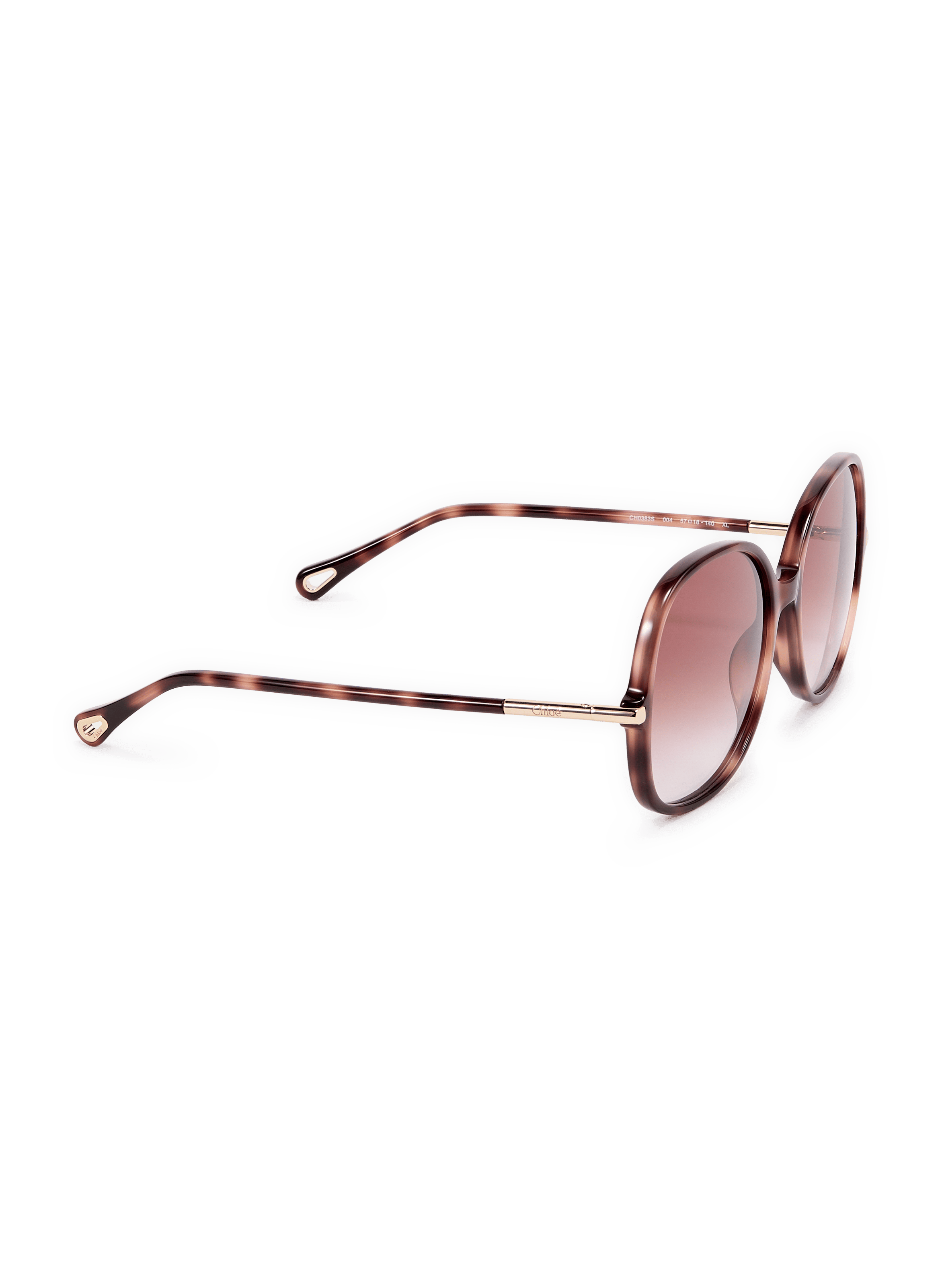 Oversized sunglasses CHLOÉ Red