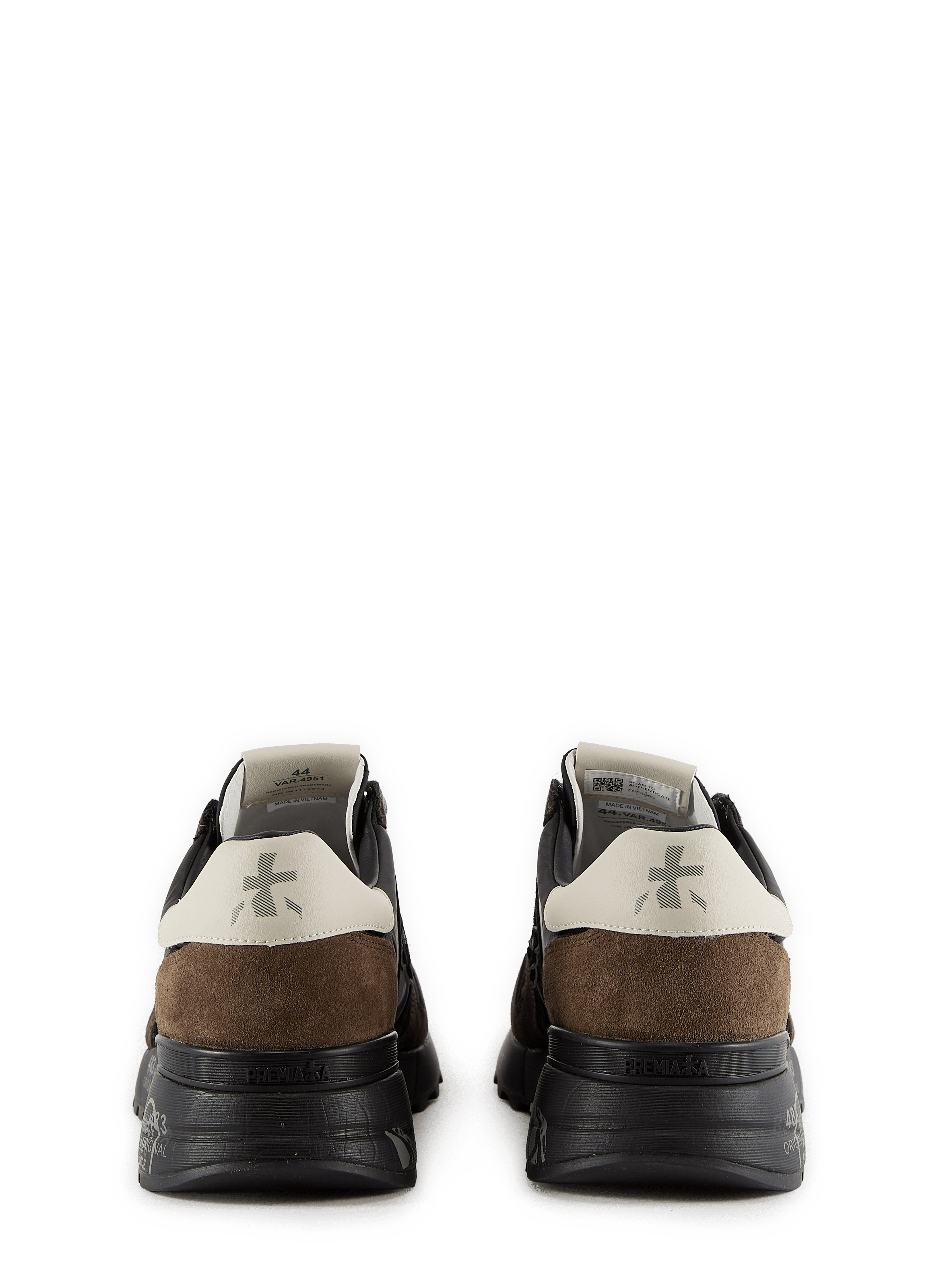 LANDER low-top sneakers in two-tone with laces PREMIATA Multicolour