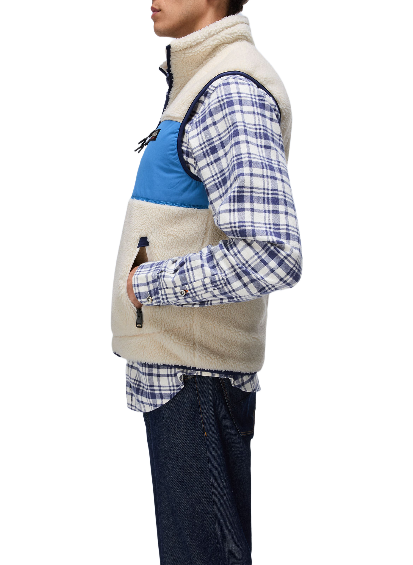 Zip-up sherpa vest NAPAPIJRI Multicolour