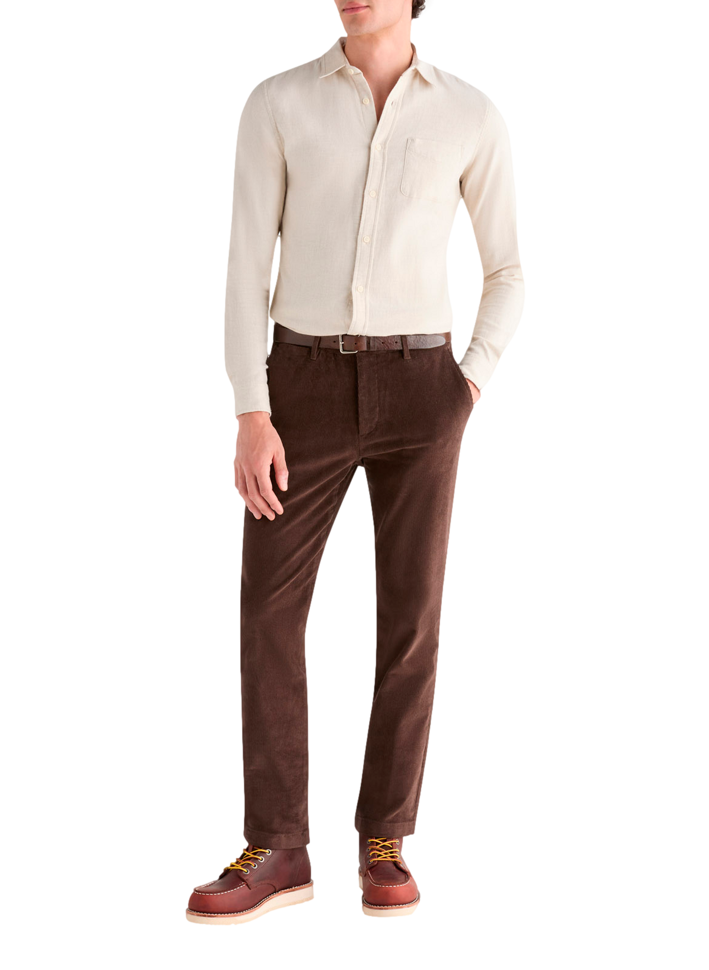 Camisa de algodón DOCKERS Beige