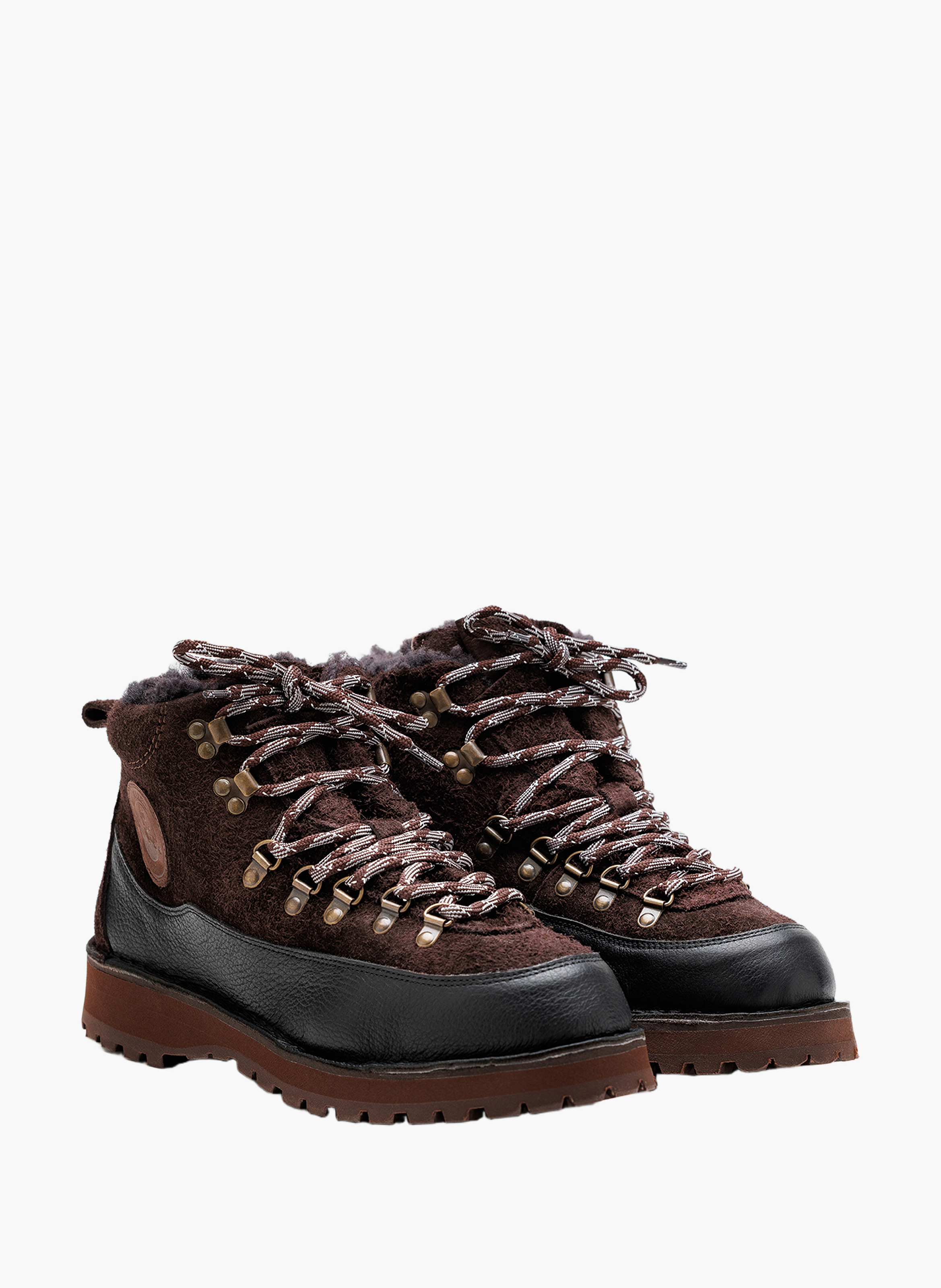 Bottines subzero en cuir NAKED WOLFE Marron
