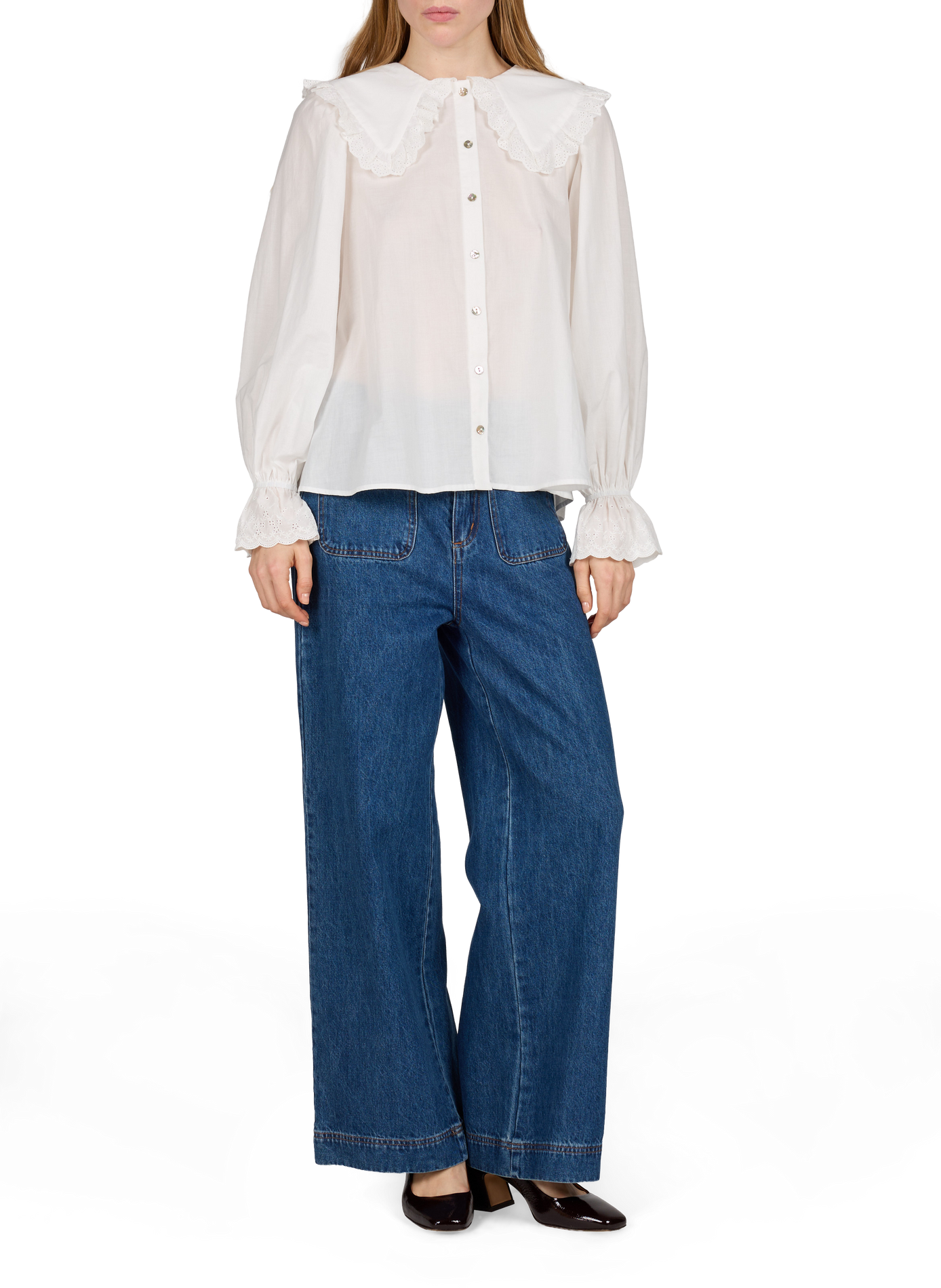 Loose-fit cotton shirt GARANCE White
